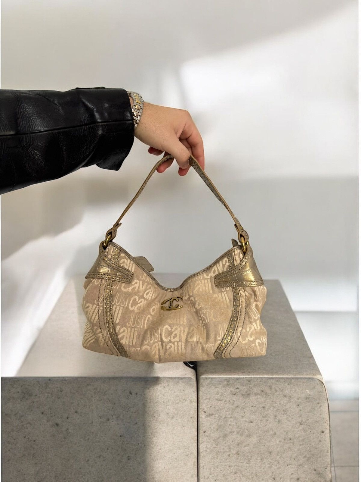 Just Cavalli Just Cavalli by Roberto Cavalli Vintage Monogram Bag Size ONE SIZE - 2 Thumbnail