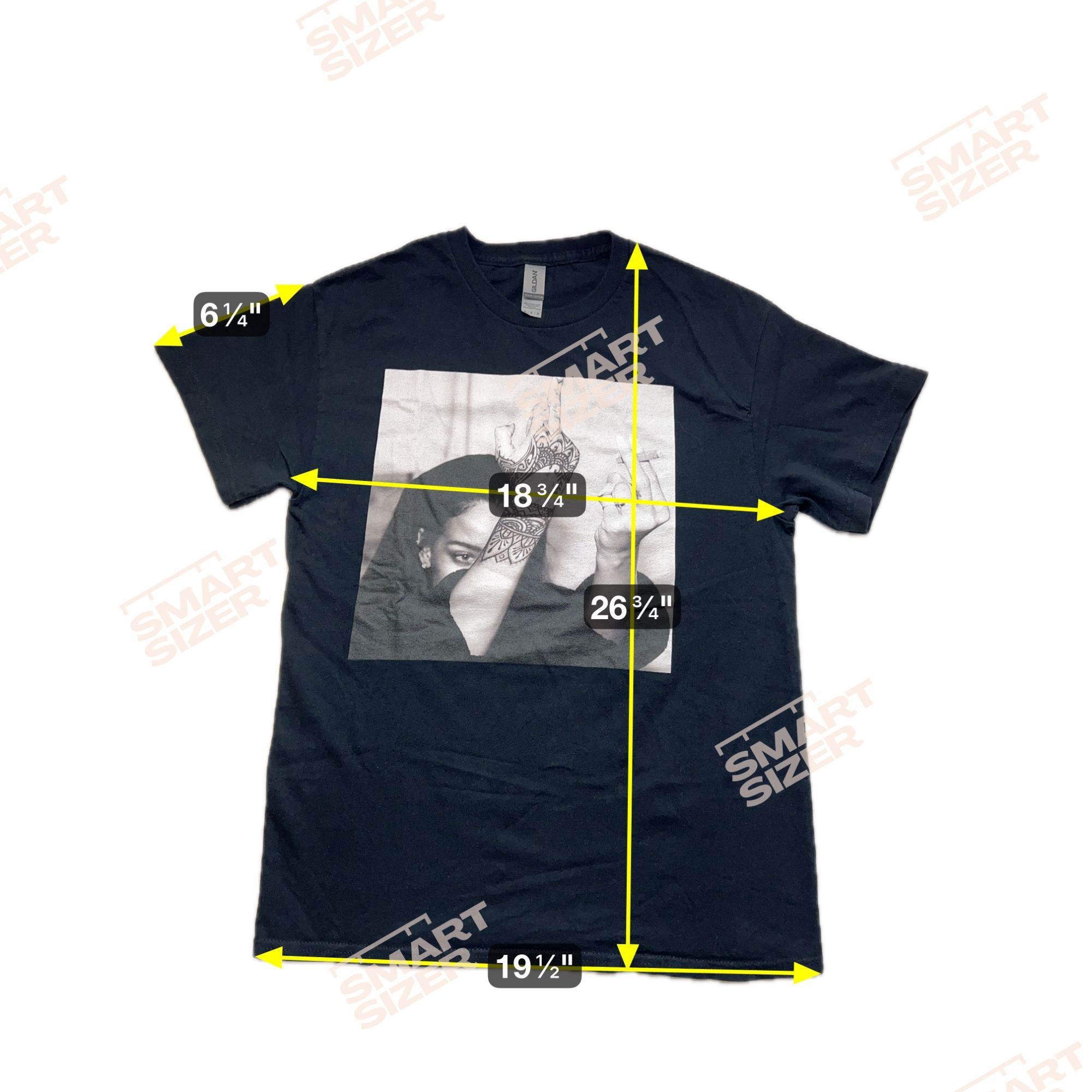 Gildan Rhianna Attitude Middle Finger Medium T-Shirt Shirt Size US M / EU 48-50 / 2 - 5 Thumbnail