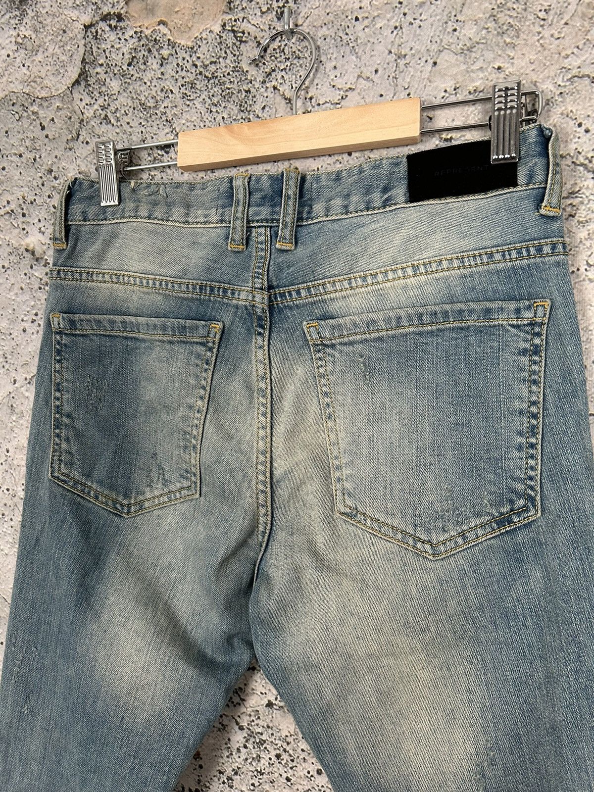 Represent Clo. Represent Clo Distressed Denim Pants Streetwear Hype Size US 28 / EU 44 - 5 Thumbnail