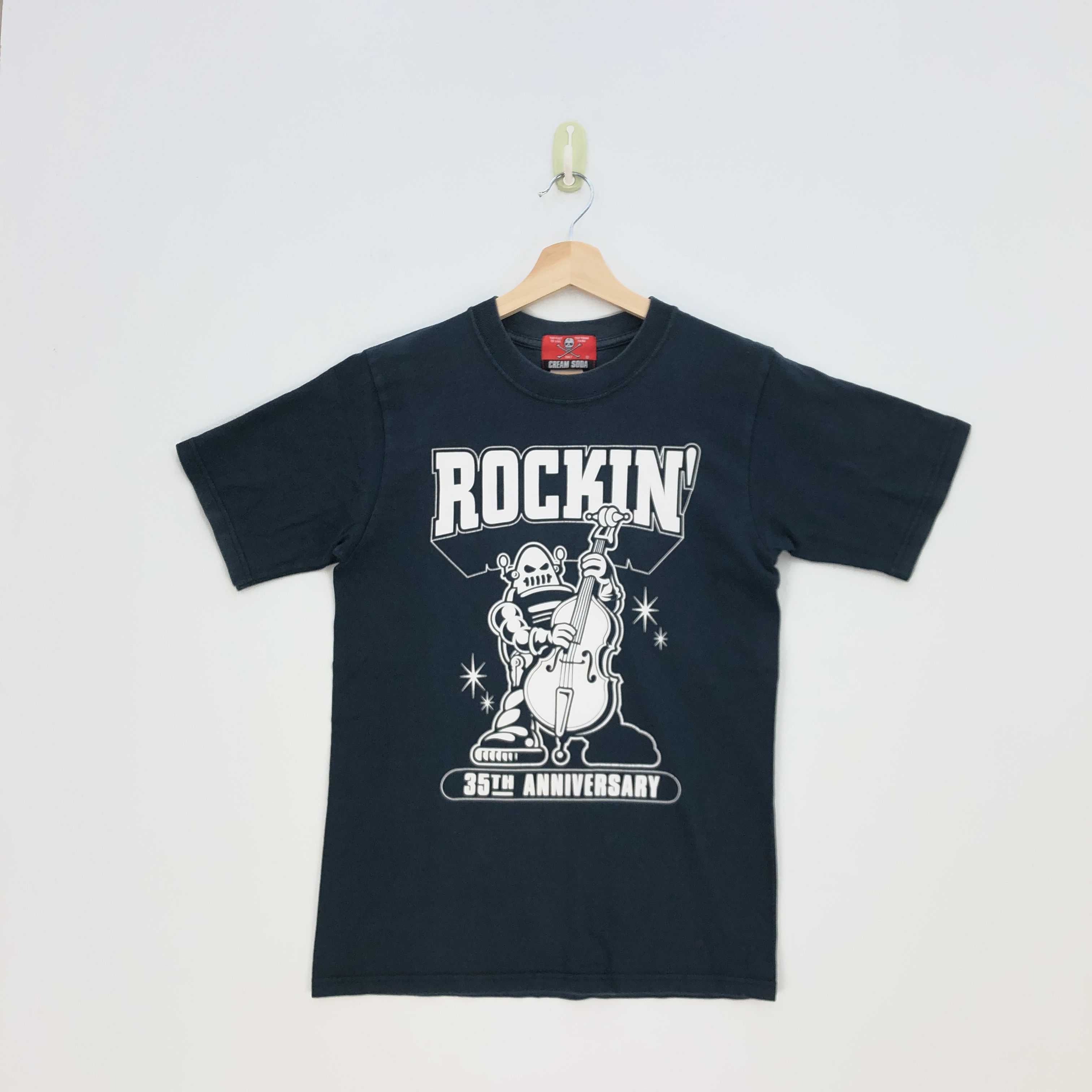 Band Tees 35th Anniversary Japanese T Shirt Skulls Cream Soda Rockin Size US XS / EU 42 / 0 - 1 Thumbnail