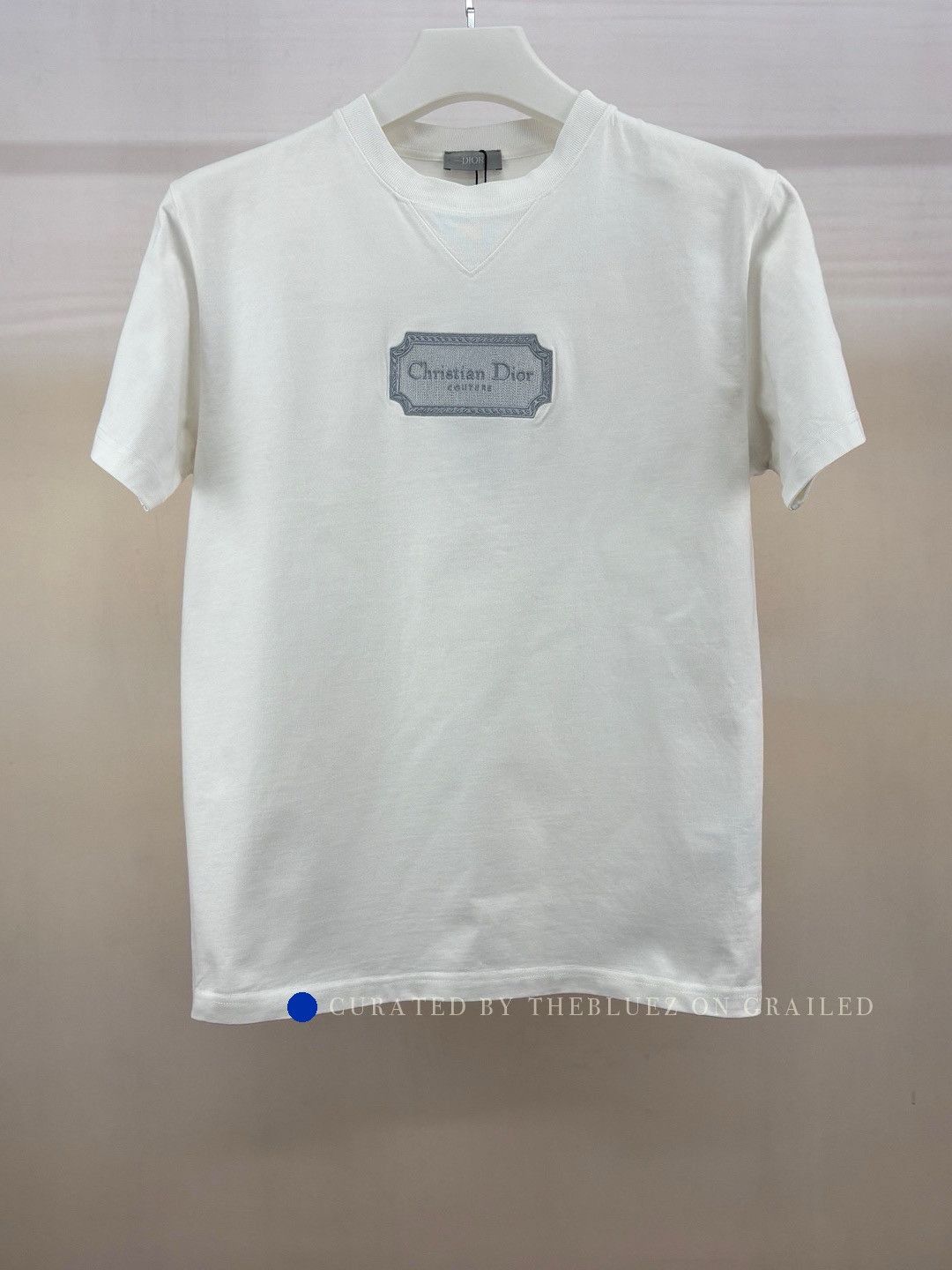 Dior Logo T-Shirt in White, Size M Size US M / EU 48-50 / 2 - 1 Thumbnail