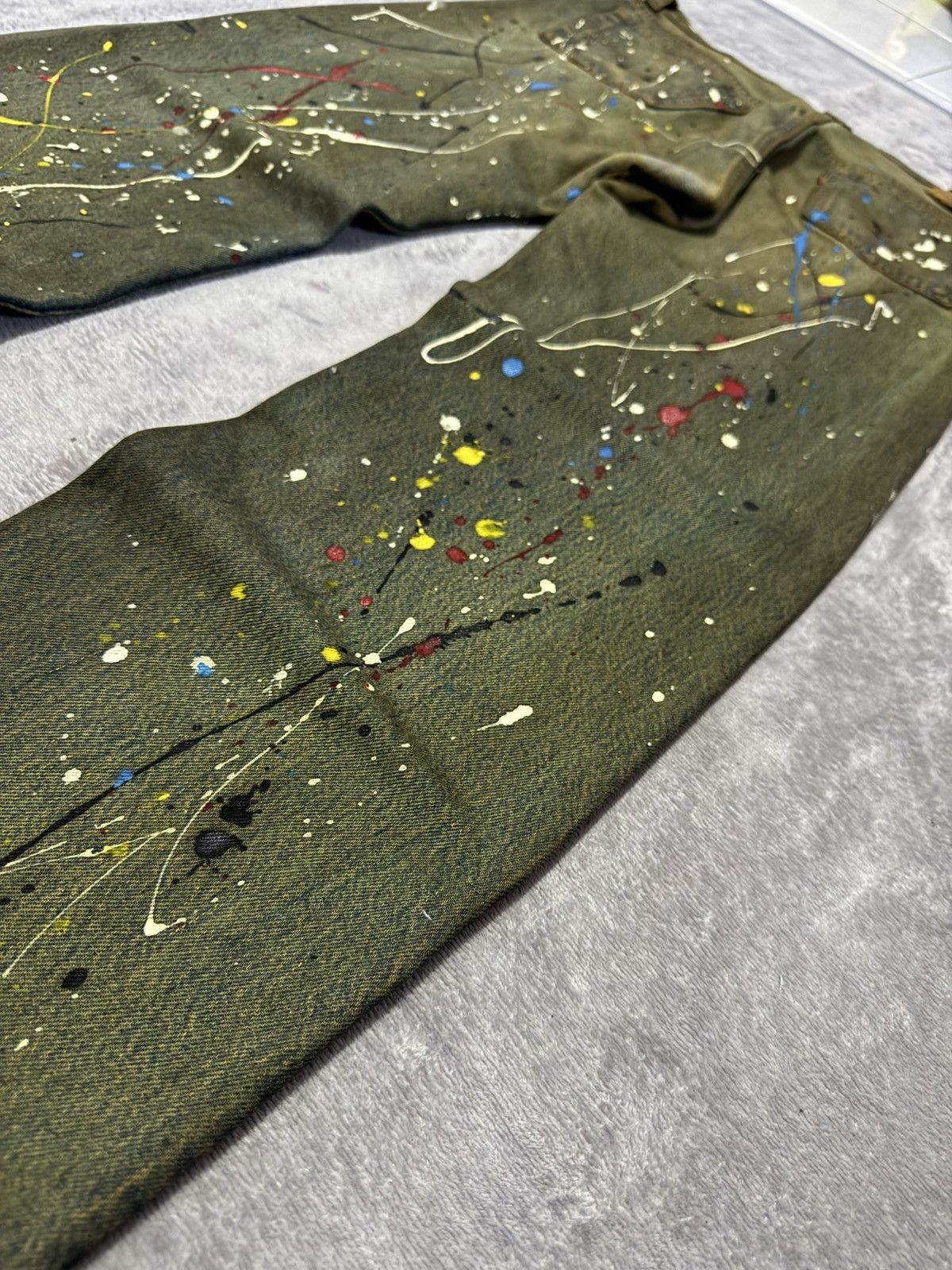 Levi's × Rei Kawakubo × Vintage Vintage LEVIS 501 Mud Wash Paint Splatter Junya Style Jeans Size US 34 / EU 50 - 15 Thumbnail