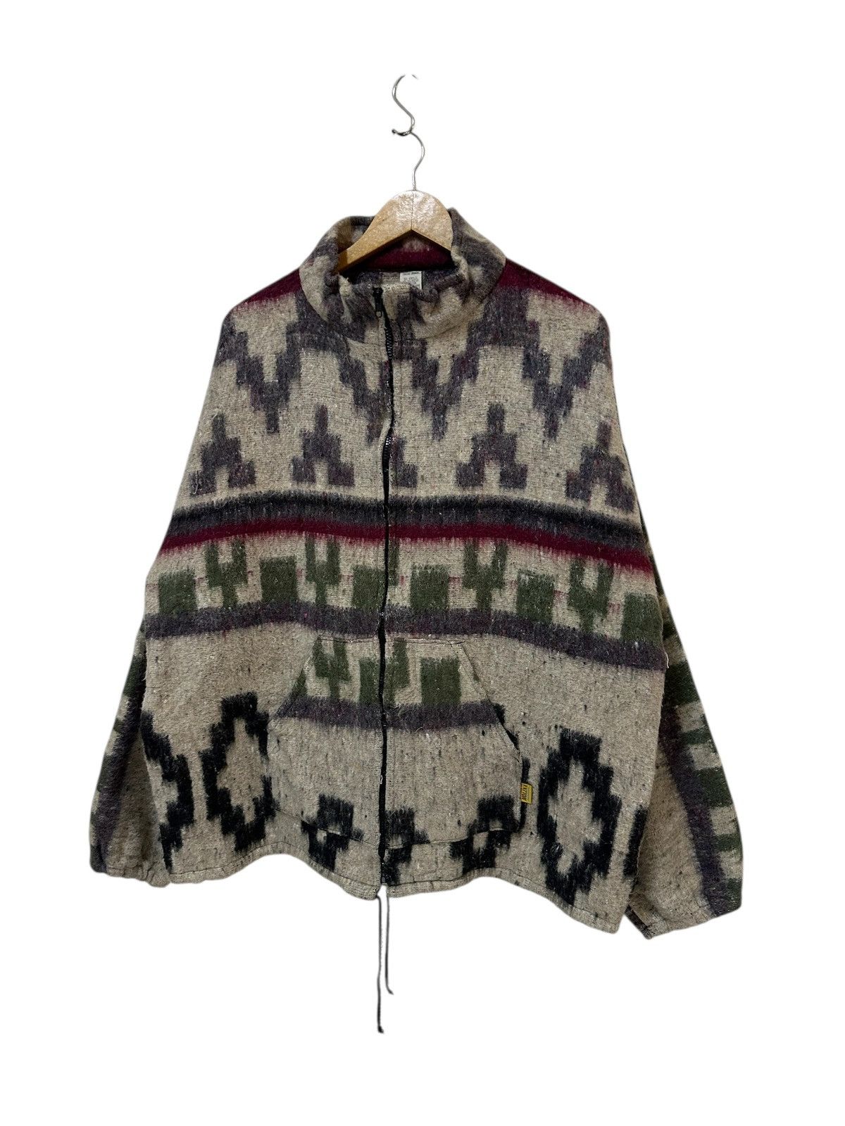 Vintage Vintage 90s Malina Navajo Jacket Size US XL / EU 56 / 4 - 2 Thumbnail