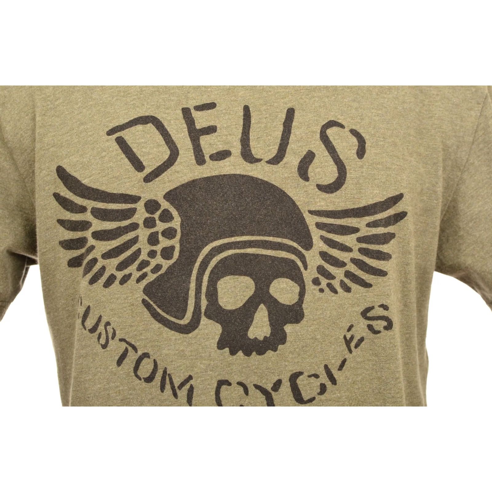 Deus Ex Machina Deus ex Machina Deus Custom Cycles Green SS T-Shirt Tee Size M Mens Shirt/Top Short Sleeve Green 27.17" Chest 19.69" Width 7.87" Sleeve Size US M / EU 48-50 / 2 - 2 Thumbnail