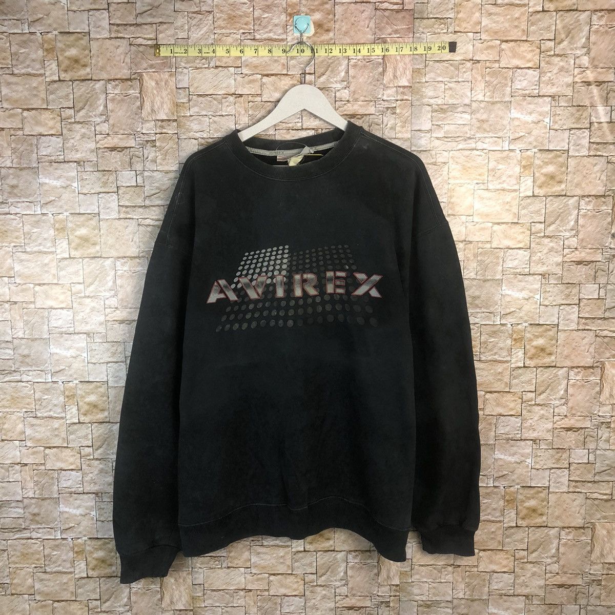 Avirex Avirex vintage fadex Black Sweatshirt #A3 Size US XL / EU 56 / 4 - 1 Thumbnail