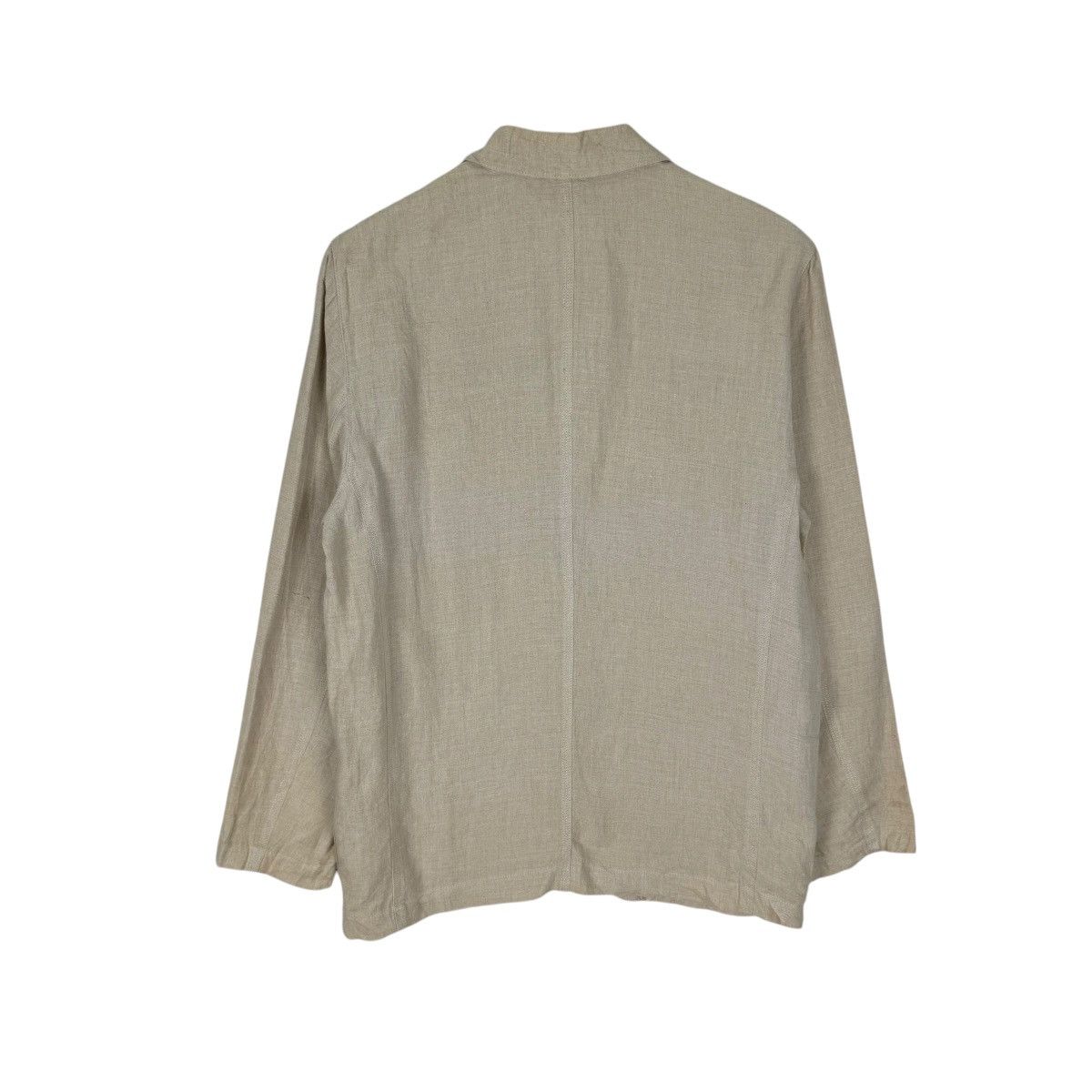 Issey Miyake × Japanese Brand 🌟90s ISSEY MIYAKE IS HEMP JACKET Size US M / EU 48-50 / 2 - 6 Thumbnail