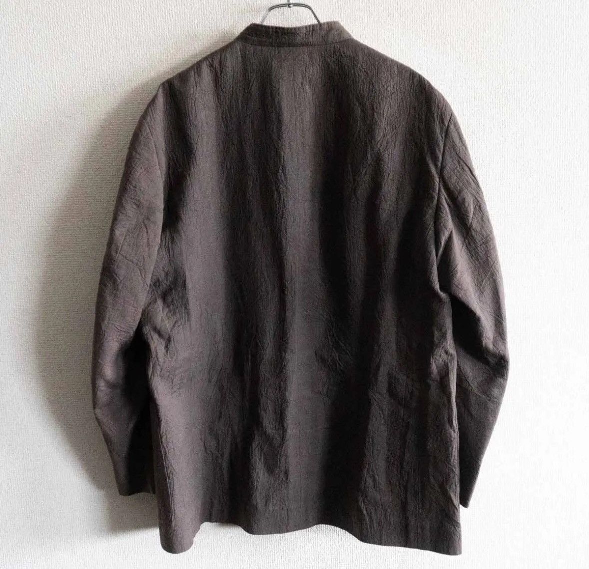 Issey Miyake ISSEY MIYAKE MEN 2002SS Collarless Jacket Size US M / EU 48-50 / 2 - 2 Thumbnail
