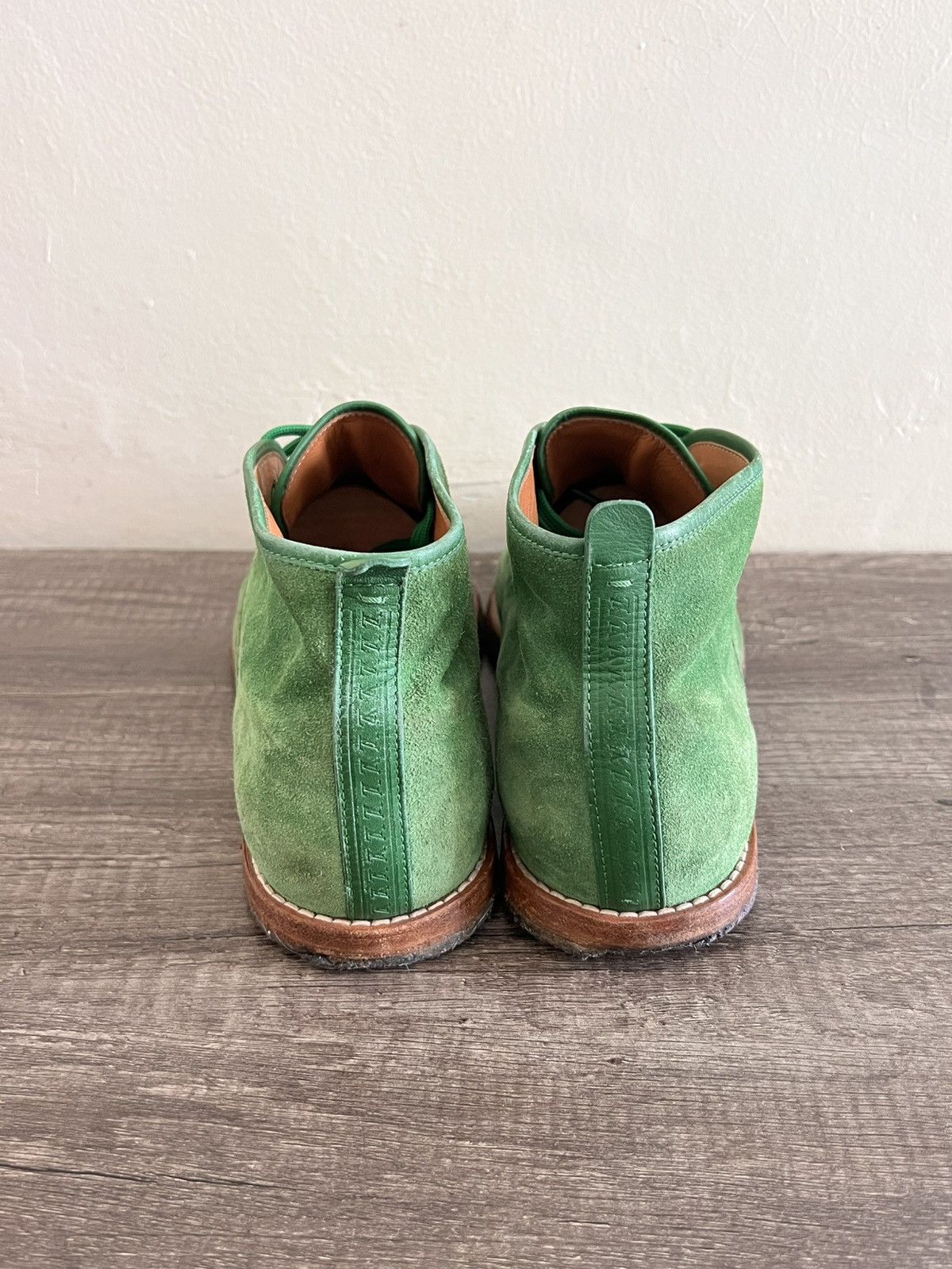 Louis Vuitton Louis Vuitton Chukka Green Suede Ankle Boots Size US 9.5 / EU 42-43 - 8 Thumbnail