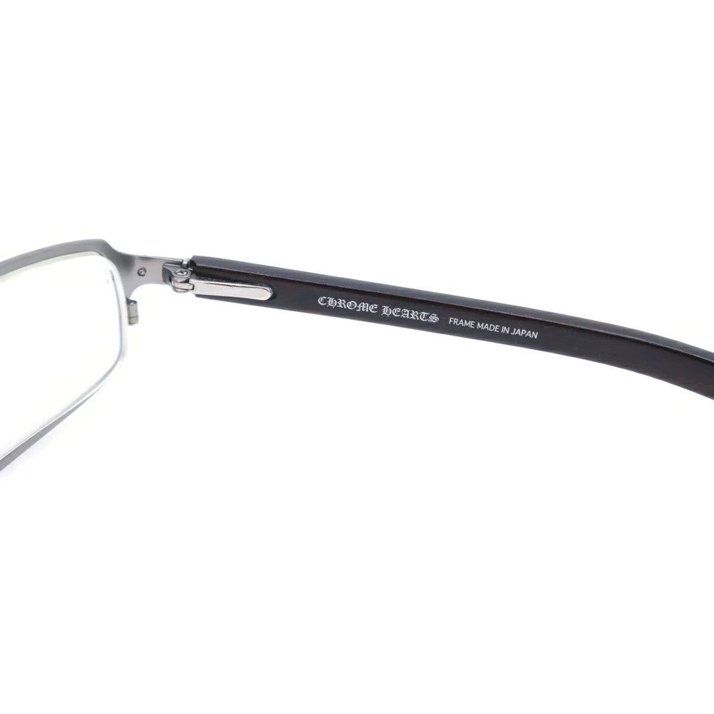 Chrome Hearts CHROME HEARTS BLANK FRANK BS Eyeglasses Brown/Silver Size ONE SIZE - 6 Thumbnail