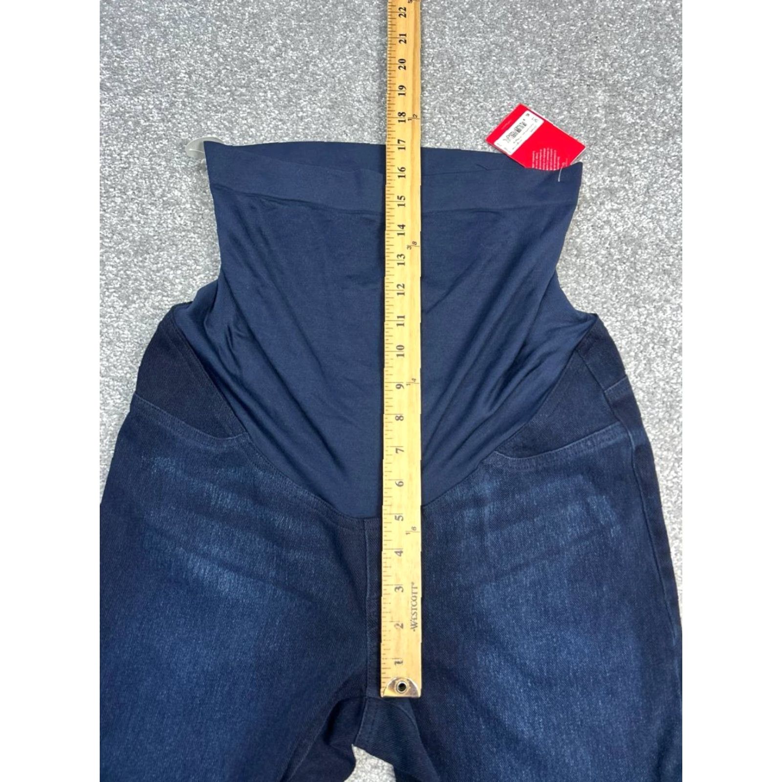 Spanx Spanx Mama Maternity Denim Leggings Womens Large Blue Stretch Ankle Jean ish High Rise L Color Blue Casual Modern Outdoor Walking Size 42" / US 20 - 4 Thumbnail