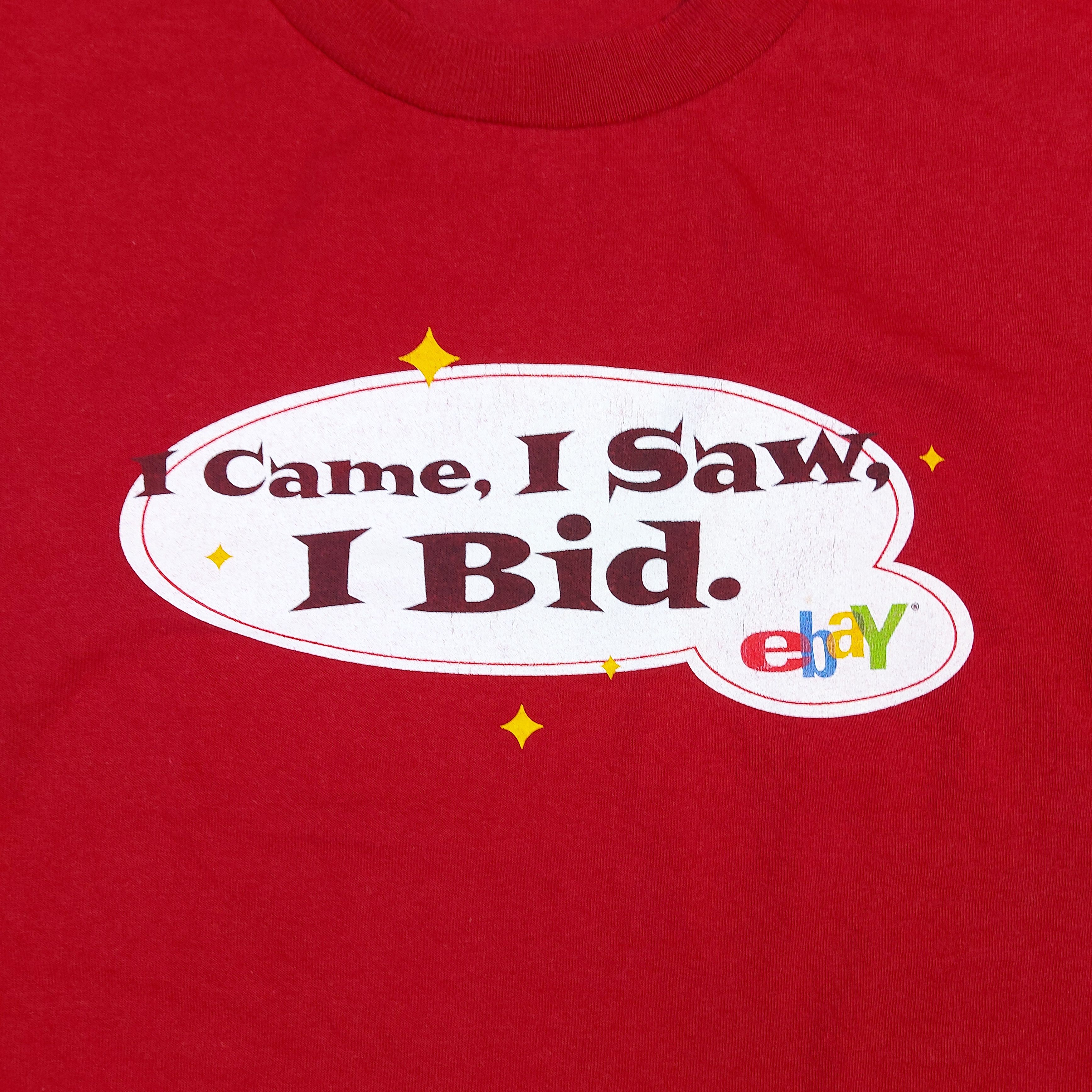 eBay Vintage Y2K eBay Shop I Came I Saw I Bid Official TEE Size US L / EU 52-54 / 3 - 2 Thumbnail