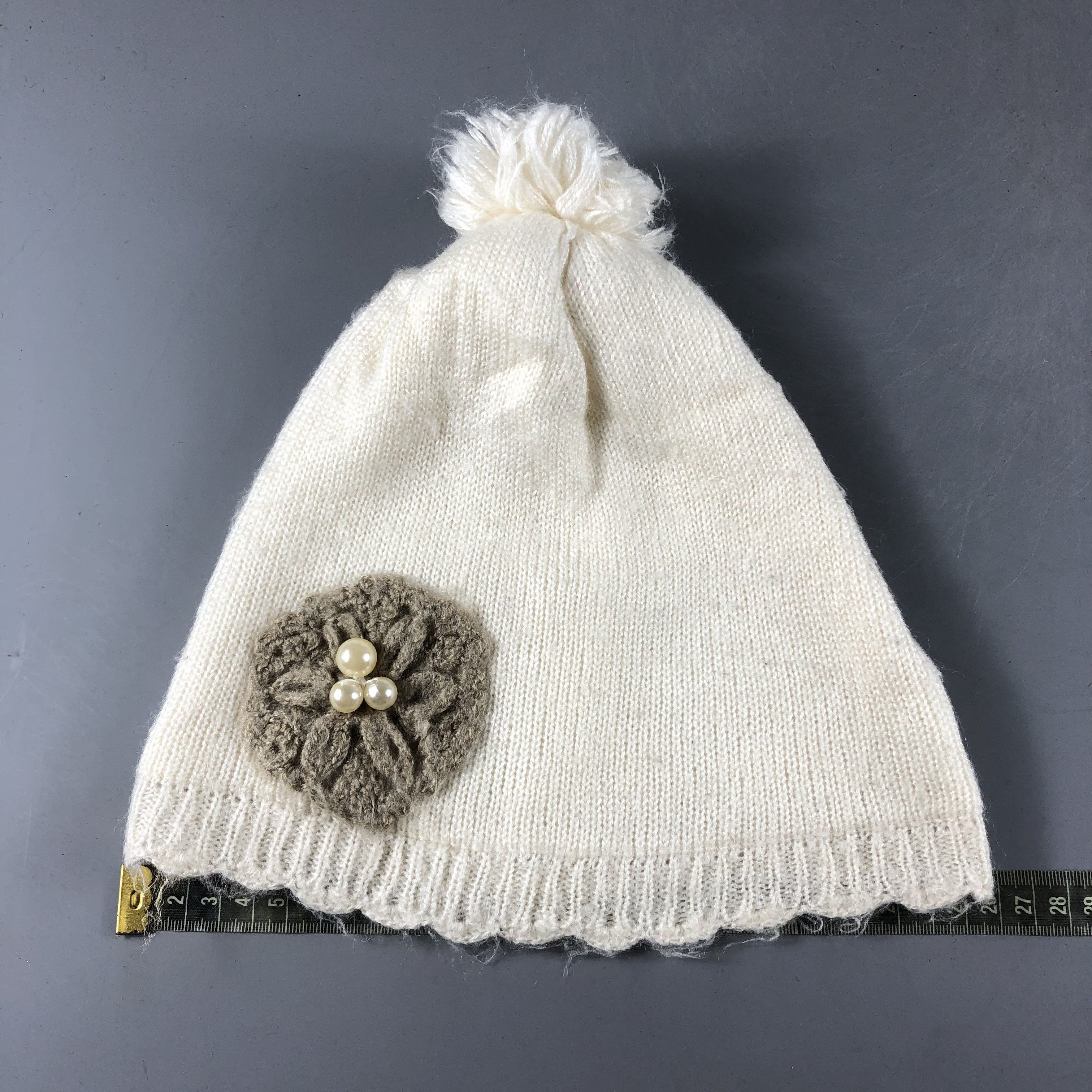 Vintage Womens Japanese Brand Beanie Snow Hat Snow Cap -D807 Size ONE SIZE - 3 Thumbnail