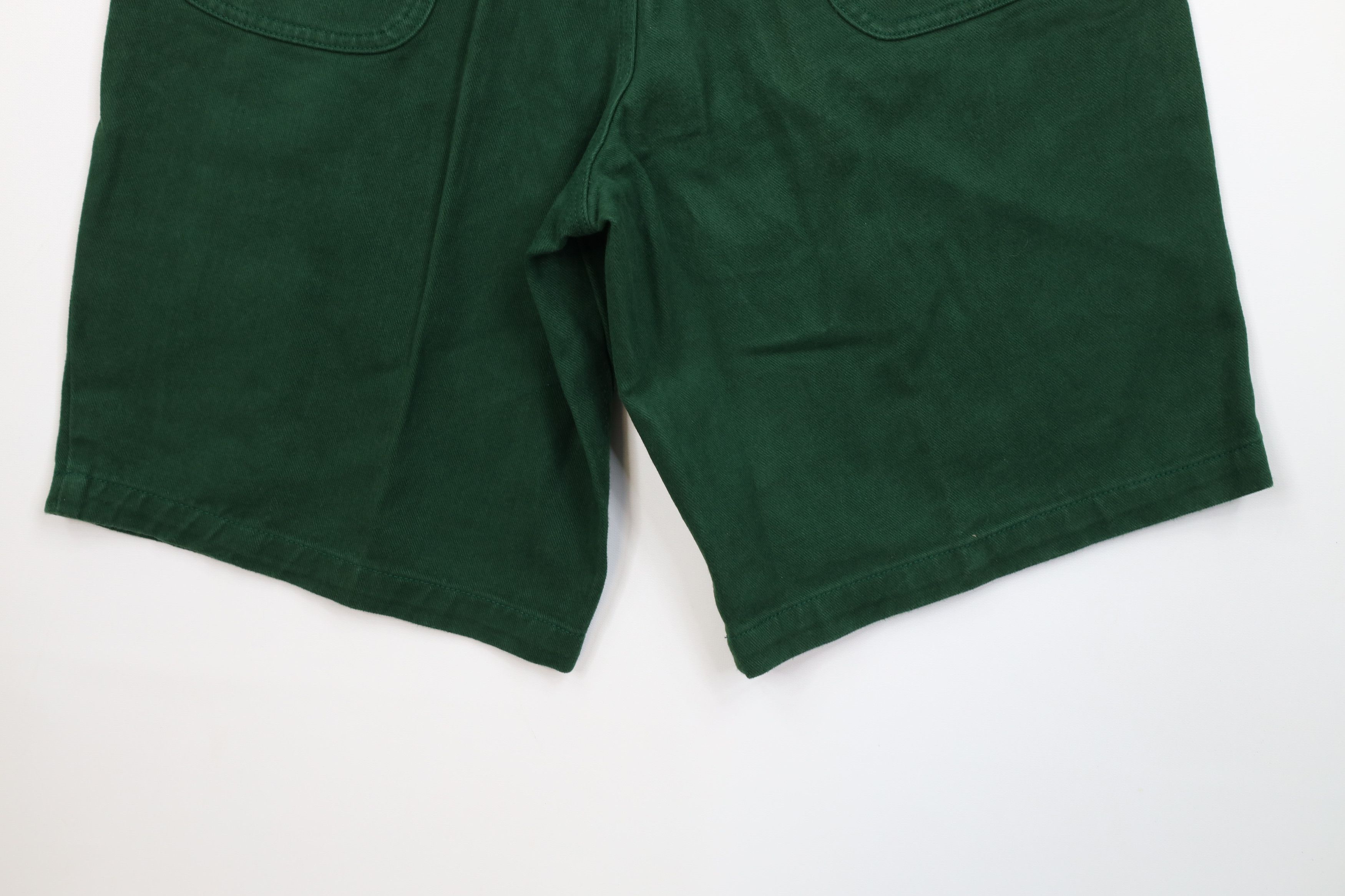 Vintage Deadstock Vintage 90s Streetwear Fit Shorts Green Cotton Size US 30 / EU 46 - 12 Thumbnail