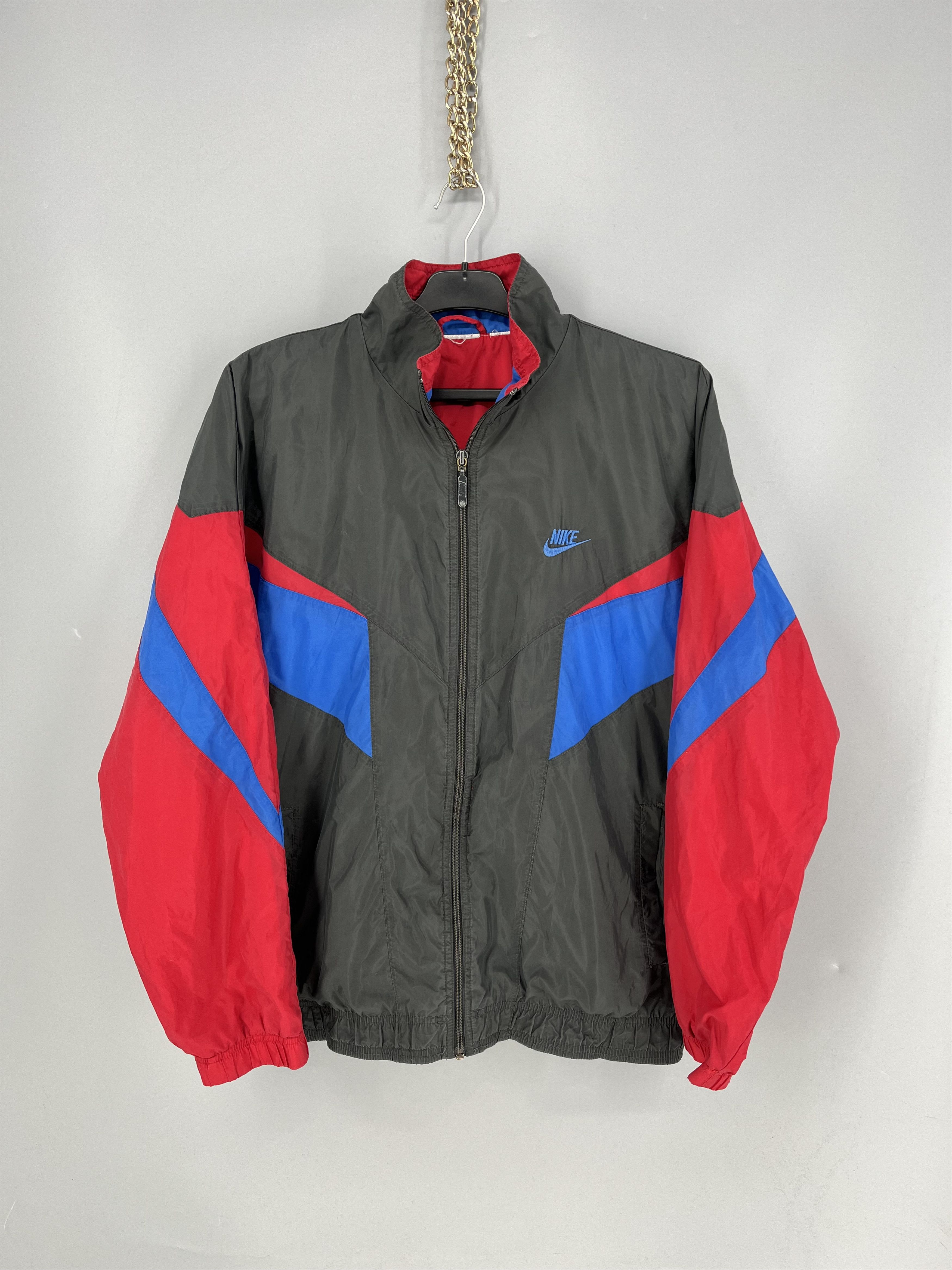 Nike Vintage Nike track jacket size M big logo swoosh Size US M / EU 48-50 / 2 - 1 Thumbnail