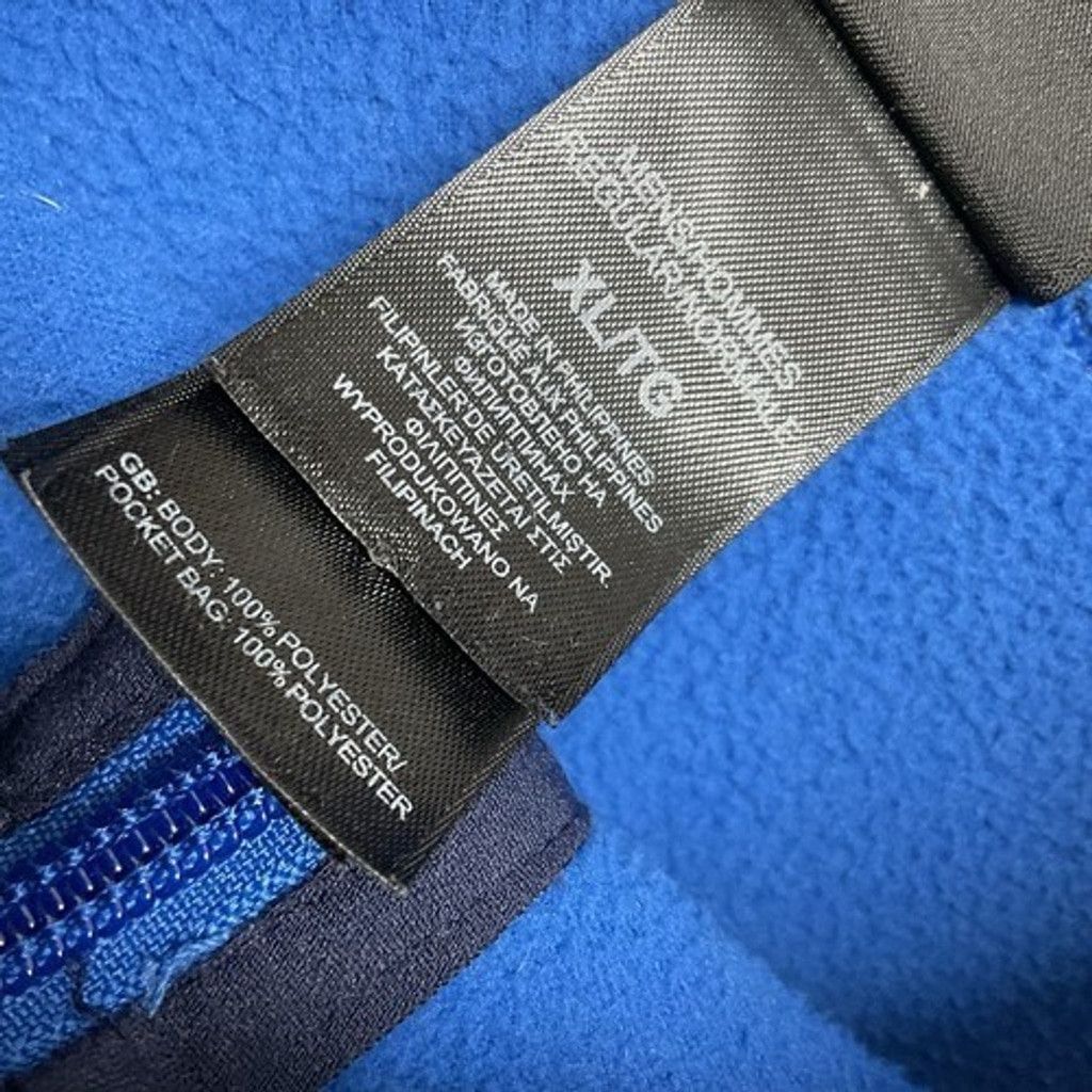 The North Face The North Face Blue Ribbed Thick Knit Full Zip Jacket Men XL Size US XL / EU 56 / 4 - 3 Thumbnail