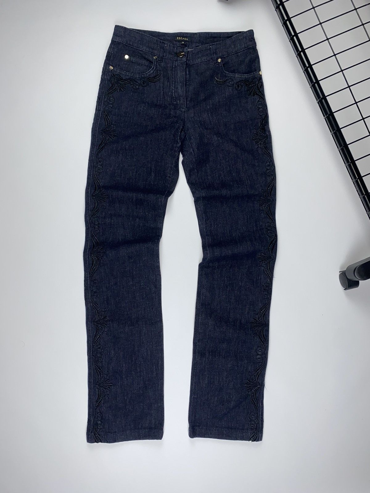 Escada 🚨 Escada jeans pants woman Size 34" / US 12 / IT 48 - 4 Thumbnail