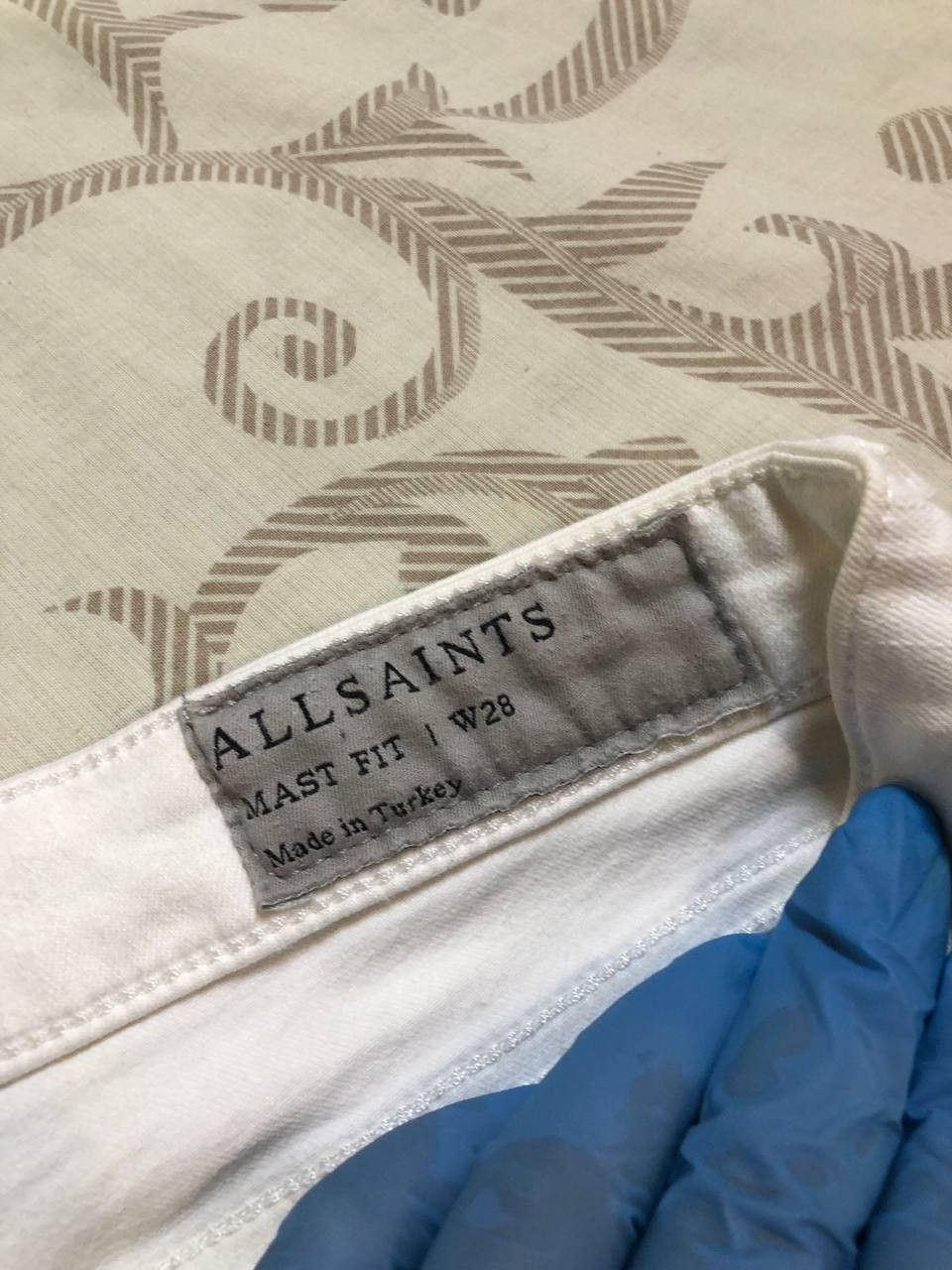 Allsaints ALL SAINTS Women's Fit skinny Distressed jeans white Size 28" / US 6 / IT 42 - 2 Thumbnail