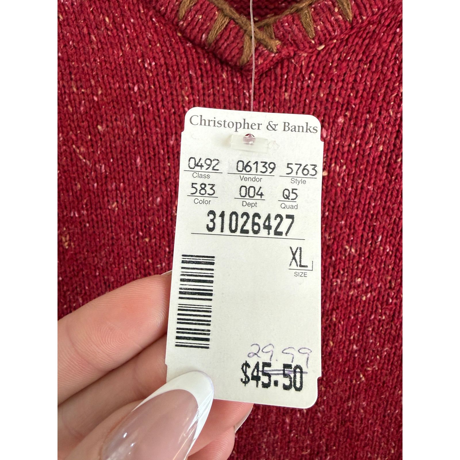 Other Y2K Cozy Chunky Knit Sweater Size XL / US 12-14 / IT 48-50 - 7 Thumbnail