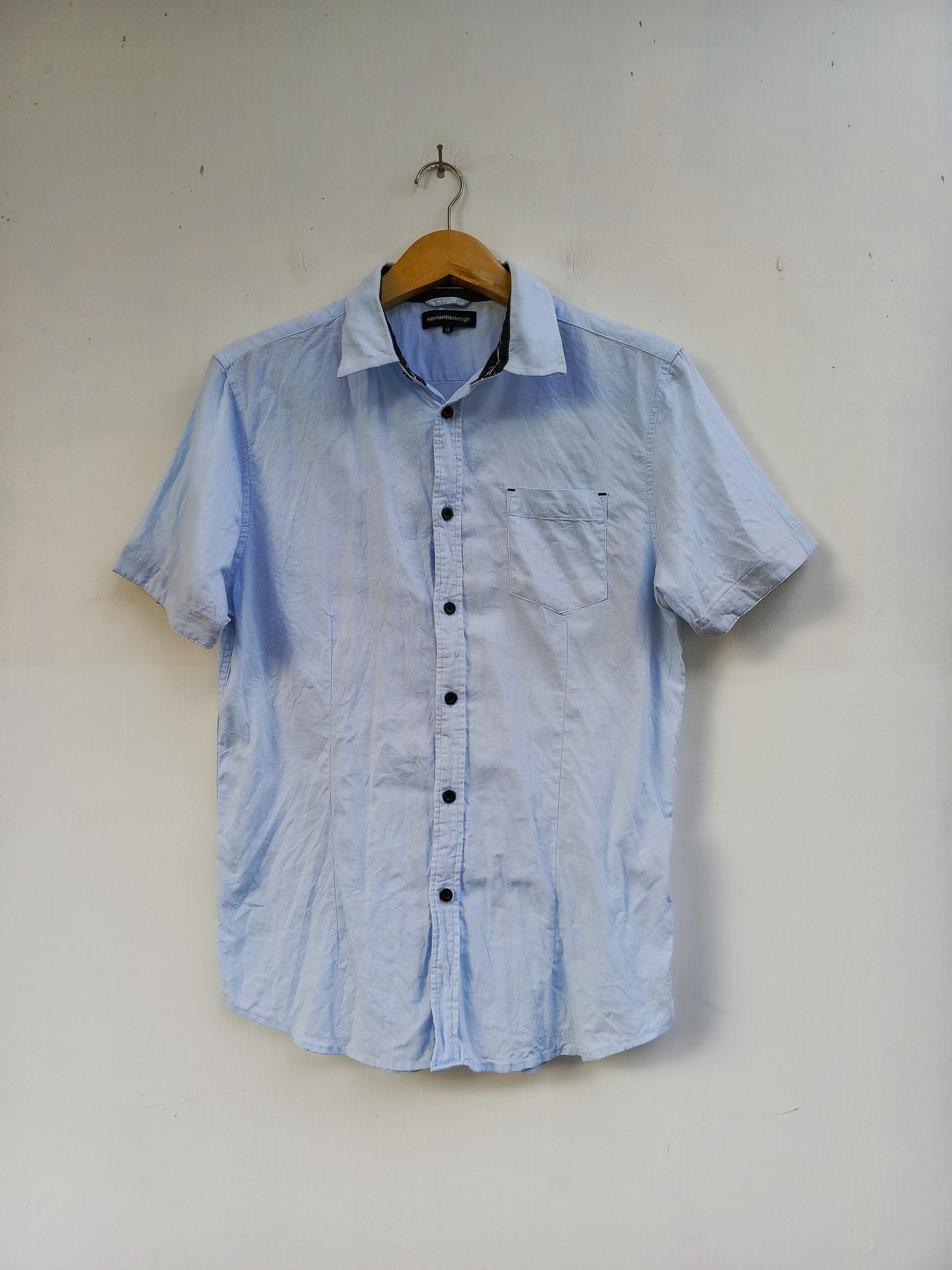 semanticdesign Semantic Design Japan Short Sleeve Shirt – Minimal Casual Size US L / EU 52-54 / 3 - 1 Thumbnail