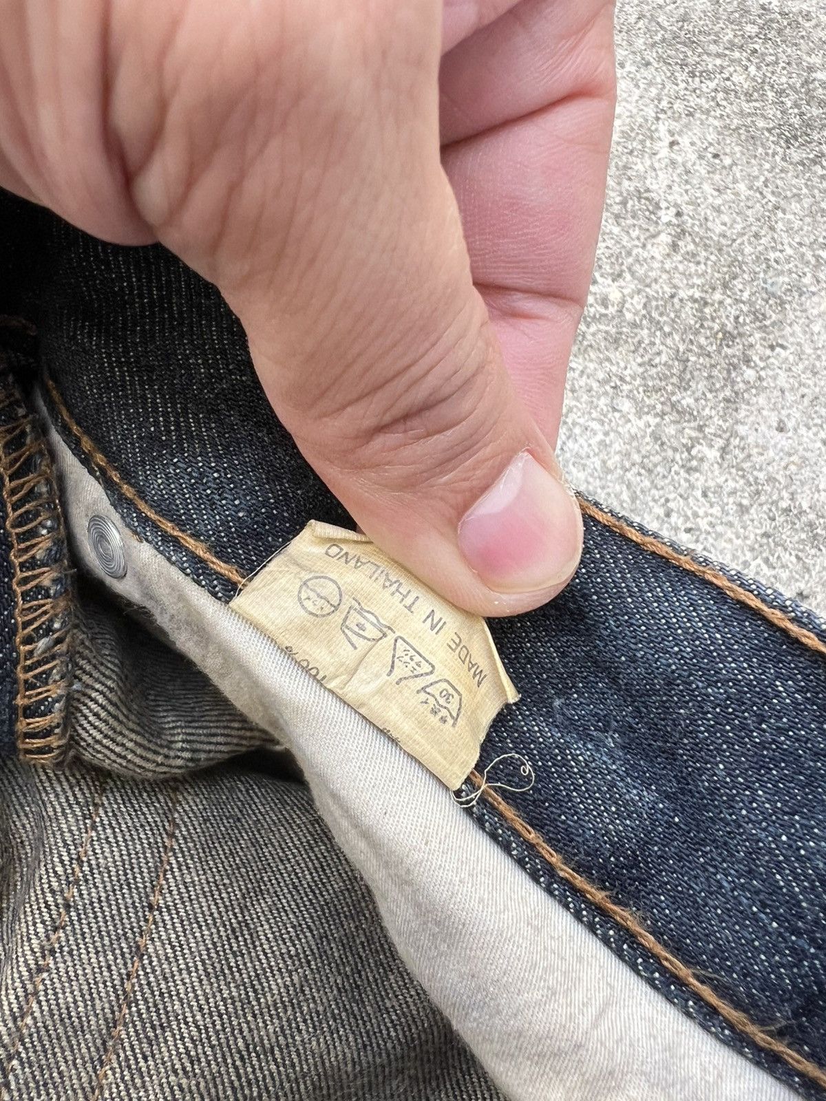 Vintage 💥Flare💥Japanese Brand Kui Distress Jeans Very Rare Size US 30 / EU 46 - 20 Thumbnail