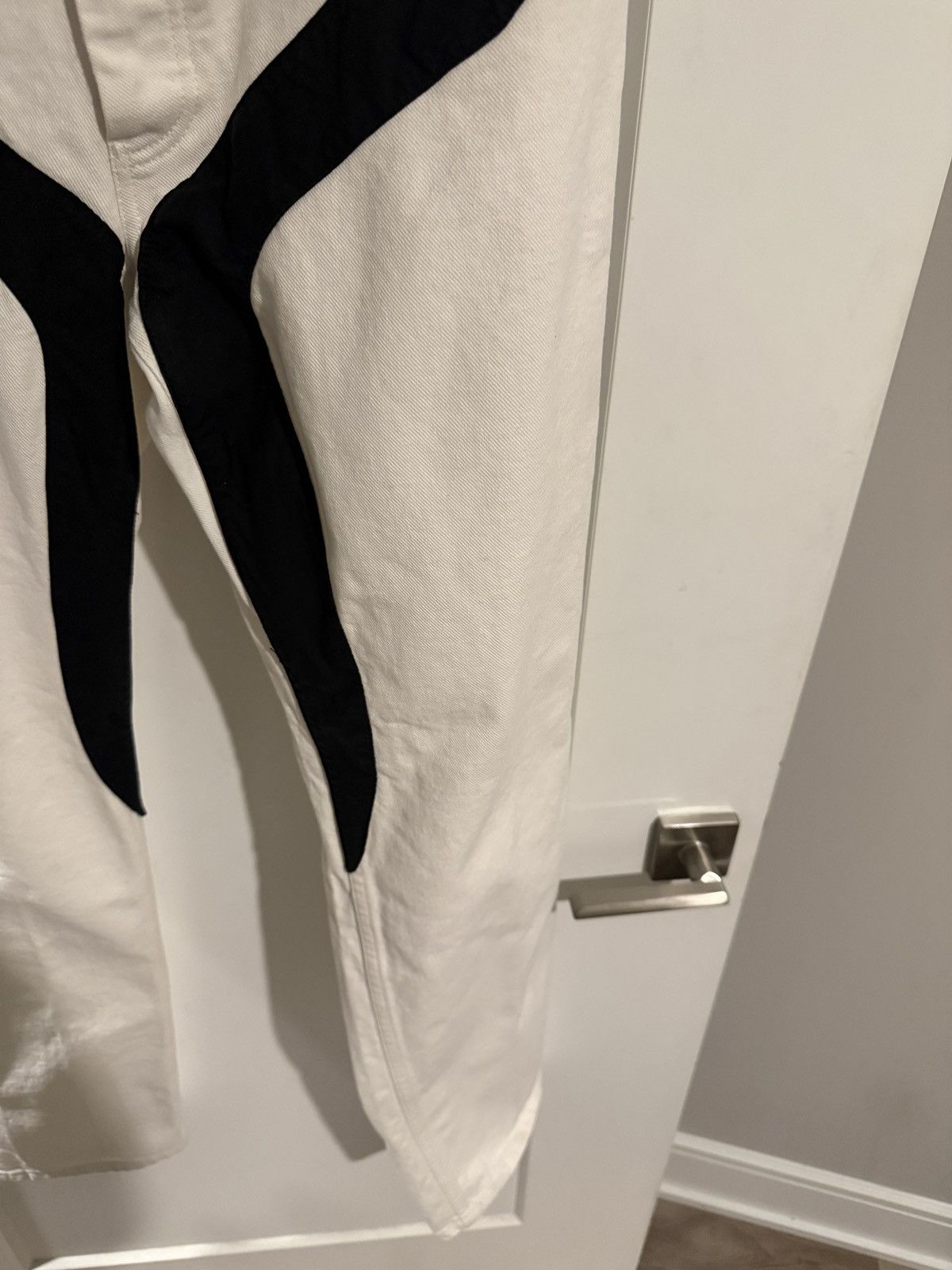 Helmut Lang Helmut Lang SS2003 Scissor Denim (White) Size US 34 / EU 50 - 4 Thumbnail
