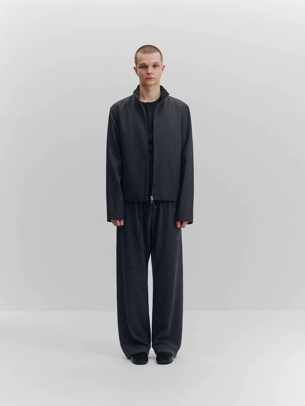 Other Common Divisor Furano Padded Wool Jacket Black Size Small Size US S / EU 44-46 / 1 - 8 Thumbnail