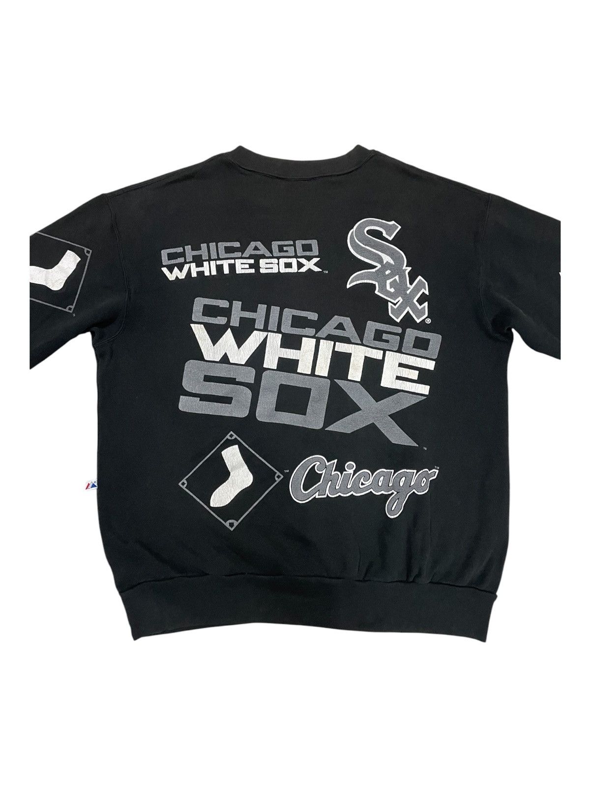 MLB × Majestic × Vintage Vintage 1991 RARE Chicago White Sox Majestic MLB Sweatshirt Size US L / EU 52-54 / 3 - 3 Thumbnail