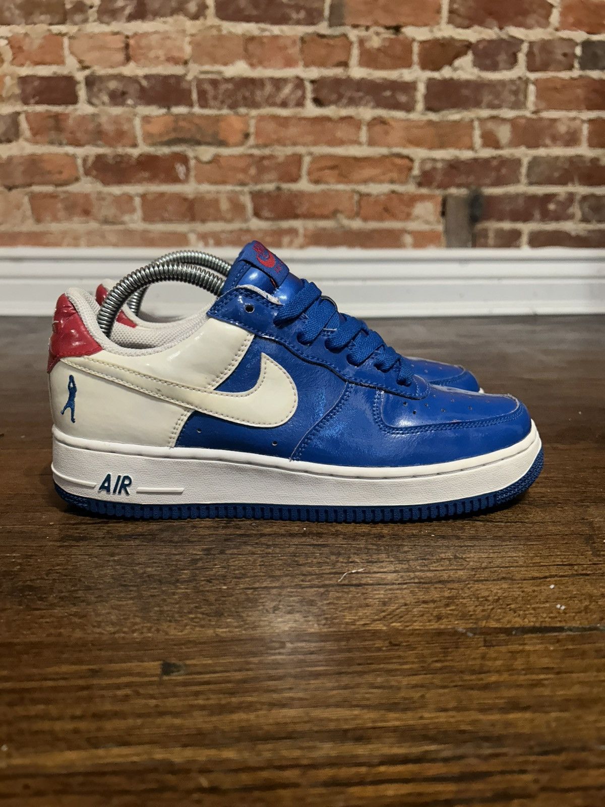 Nike Size 7 - Nike Air Force 1 Sheed Low Blue Jay Size US 7 / EU 40 - 1 Thumbnail