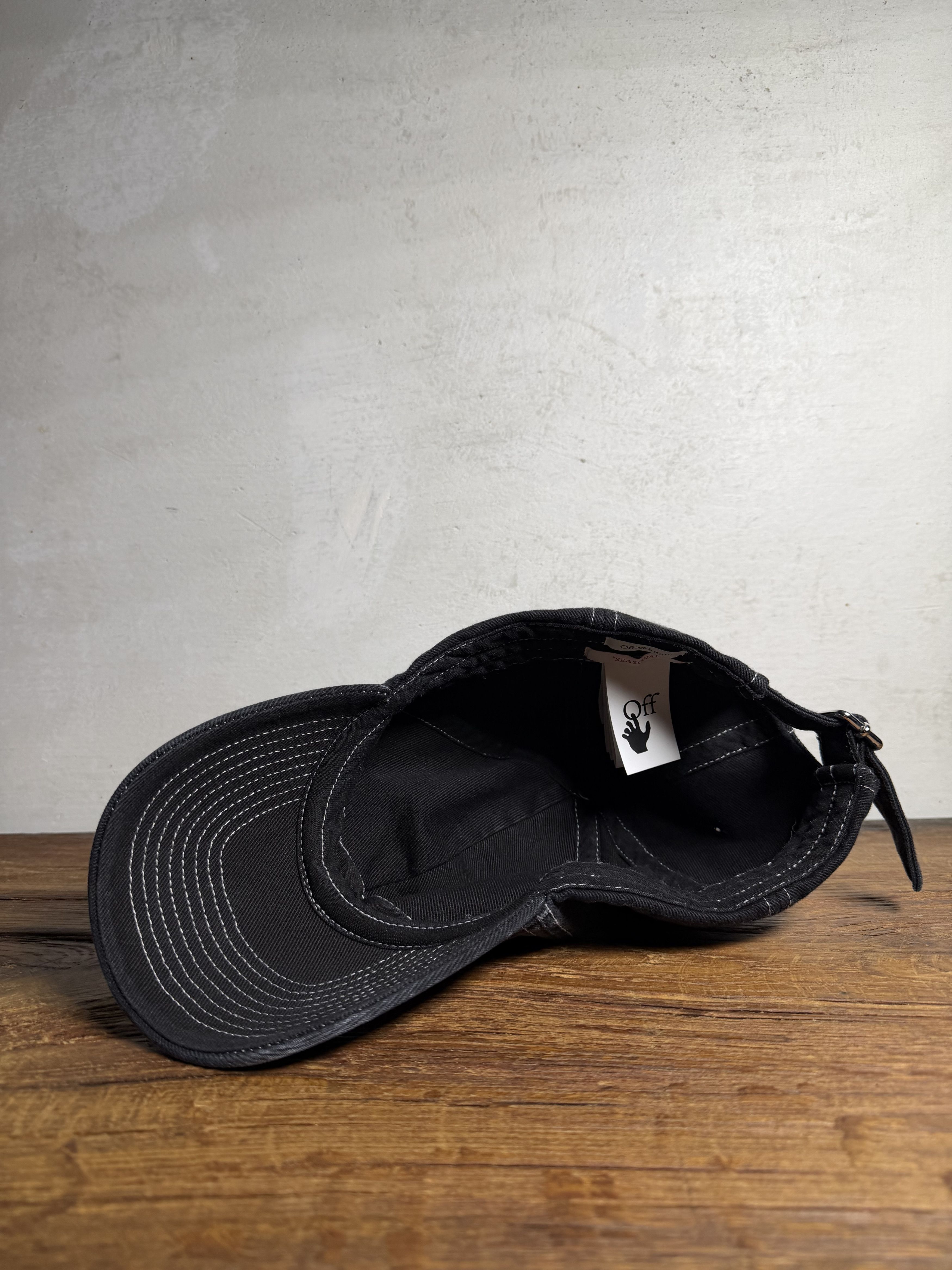 Off-White Off-White Logo-Embroidered Cotton-Gabardine Baseball Cap Size ONE SIZE - 9 Thumbnail