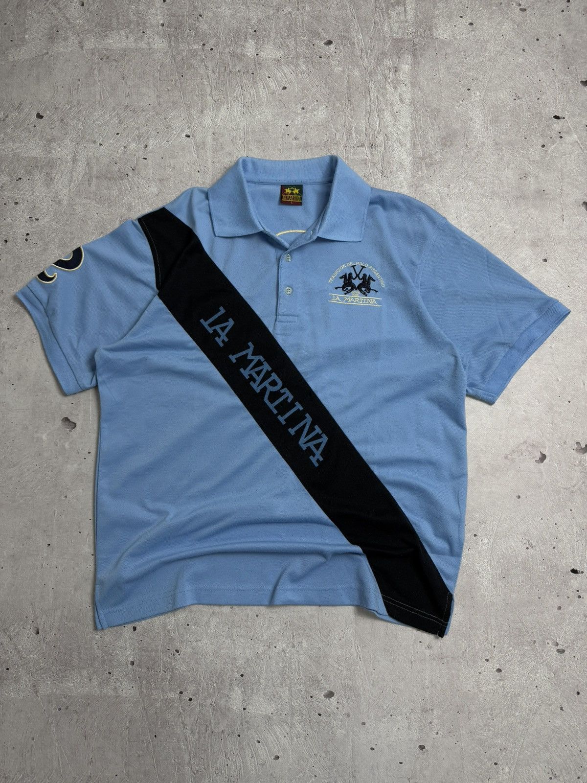 Vintage La Martina Big Logo Polo T-Shirt