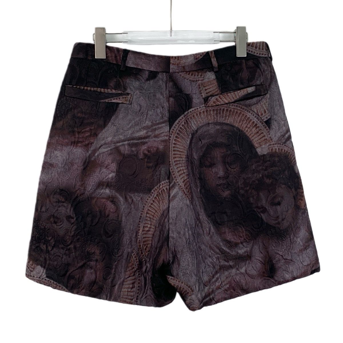 Givenchy Givenchy Silk Casual Shorts Madonna Embossed Design K26WX Size 28" / US 6 / IT 42 - 2 Thumbnail