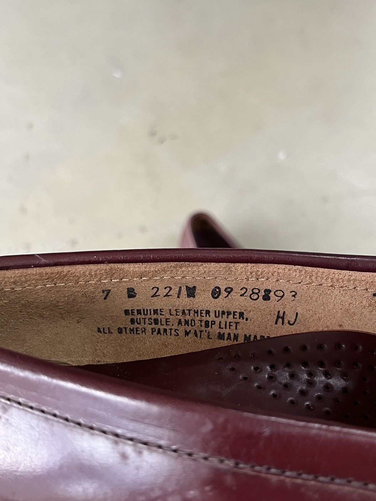 Vintage G.H Bass Weejuns The Row Inspired Burgundy Penny Loafers Size US 7 / IT 37 - 6 Thumbnail