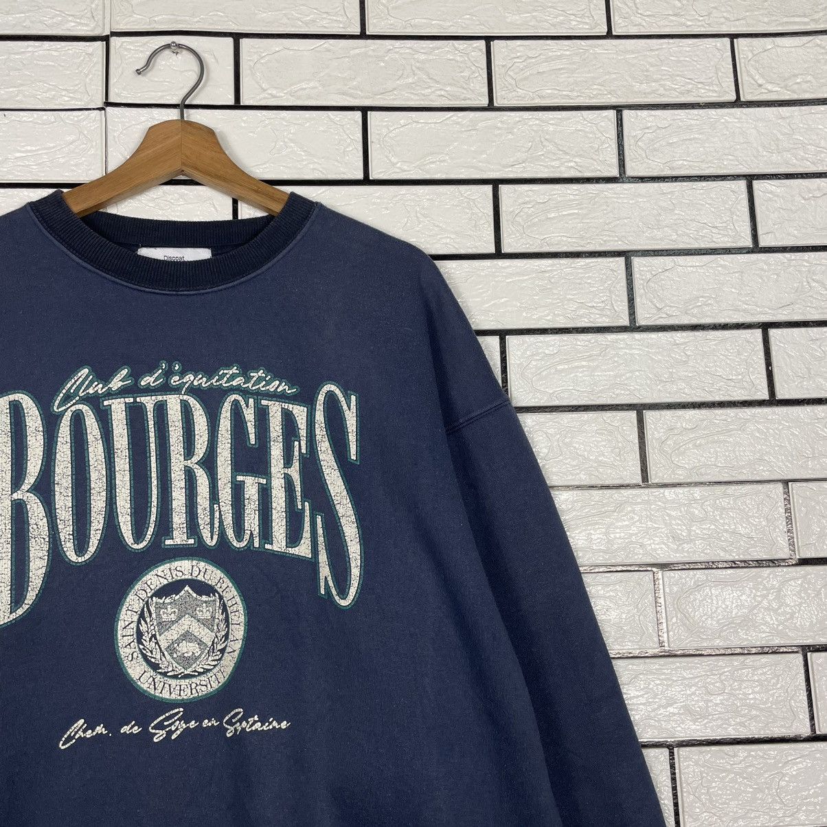 Japanese Brand Japanese Brand Discoat Bourges Big Logo Sweatshirt Size US M / EU 48-50 / 2 - 5 Thumbnail