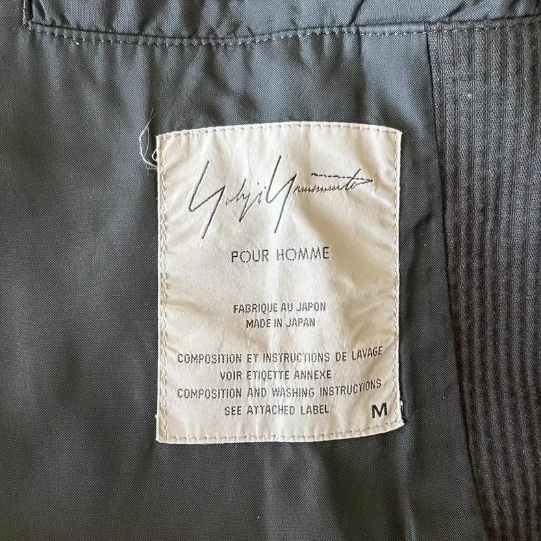 Yohji Yamamoto Yohji Yamamoto Yohji Yamamoto Double-Breasted Hooded Coat Size US M / EU 48-50 / 2 - 5 Thumbnail