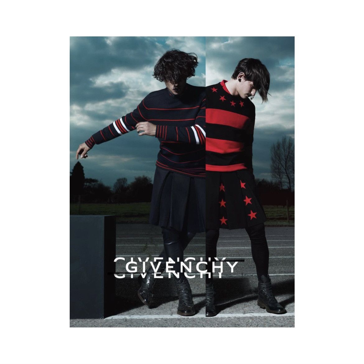 Givenchy FW 2012 Givenchy by Riccardo Tisci Stars Stripe Crewneck Size US M / EU 48-50 / 2 - 2 Thumbnail