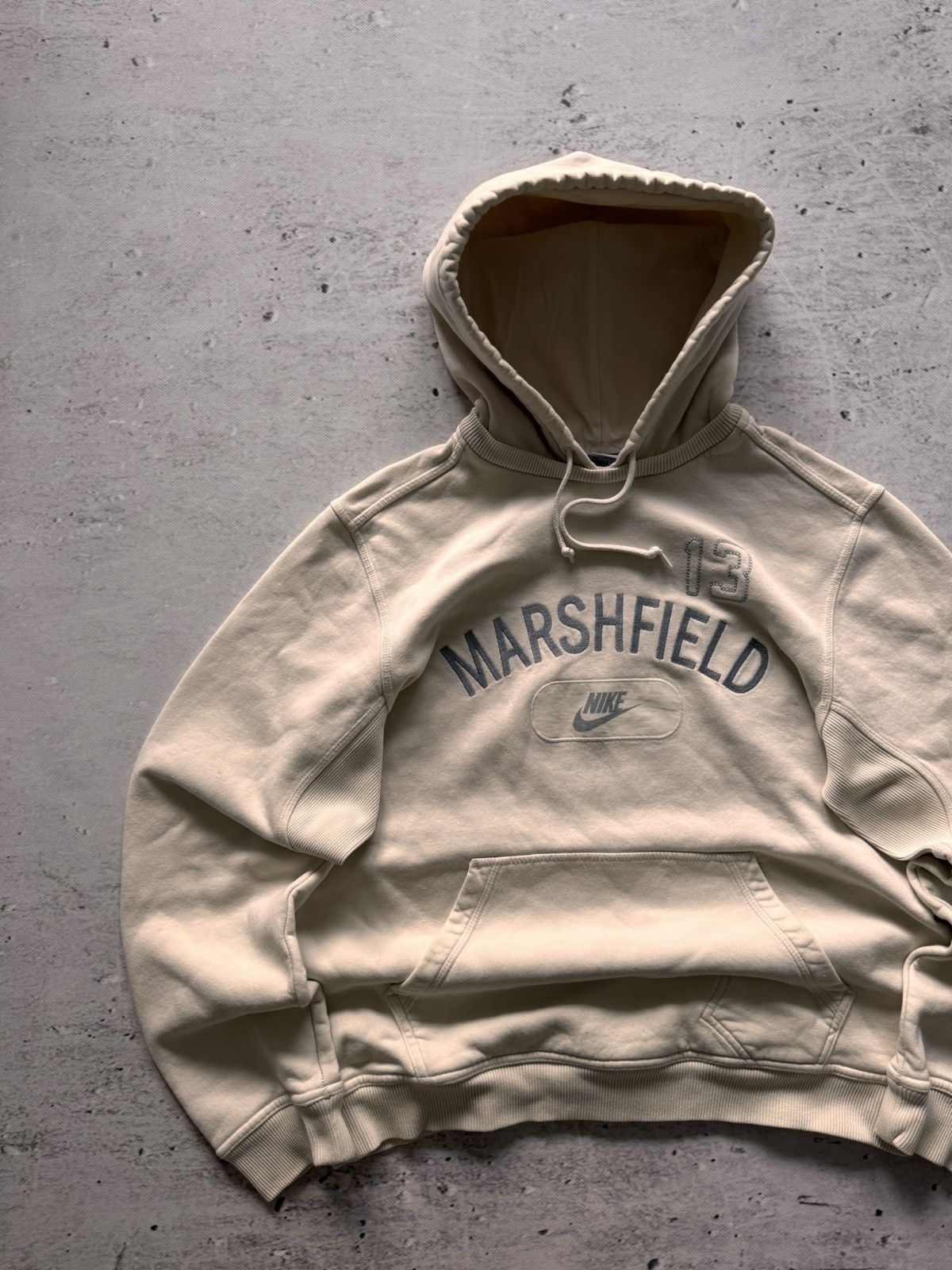 Nike × Vintage NIKE VINTAGE CENTER LOGO OVERSIZE BOXY HOODIE Size US M / EU 48-50 / 2 - 2 Thumbnail