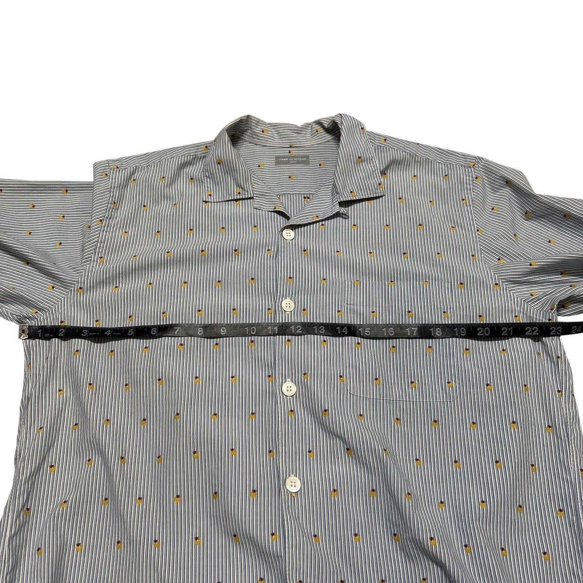 Comme des Garcons 556 01SS 00s Comme Des Garcons Homme shirt jacket men blue Size US S / EU 44-46 / 1 - 21 Thumbnail