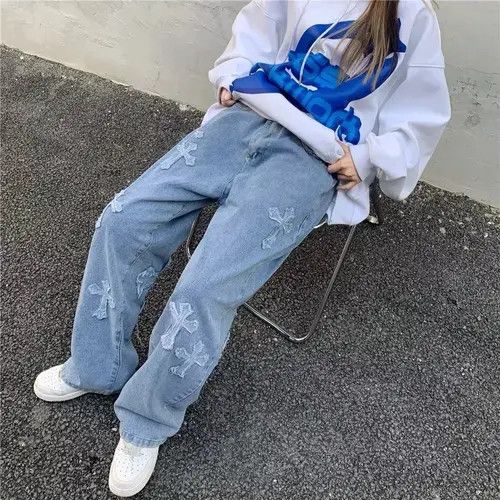 Japanese Brand Momoko x Rina High Street Cross Patch Denim Pant Size US 32 / EU 48 - 7 Thumbnail