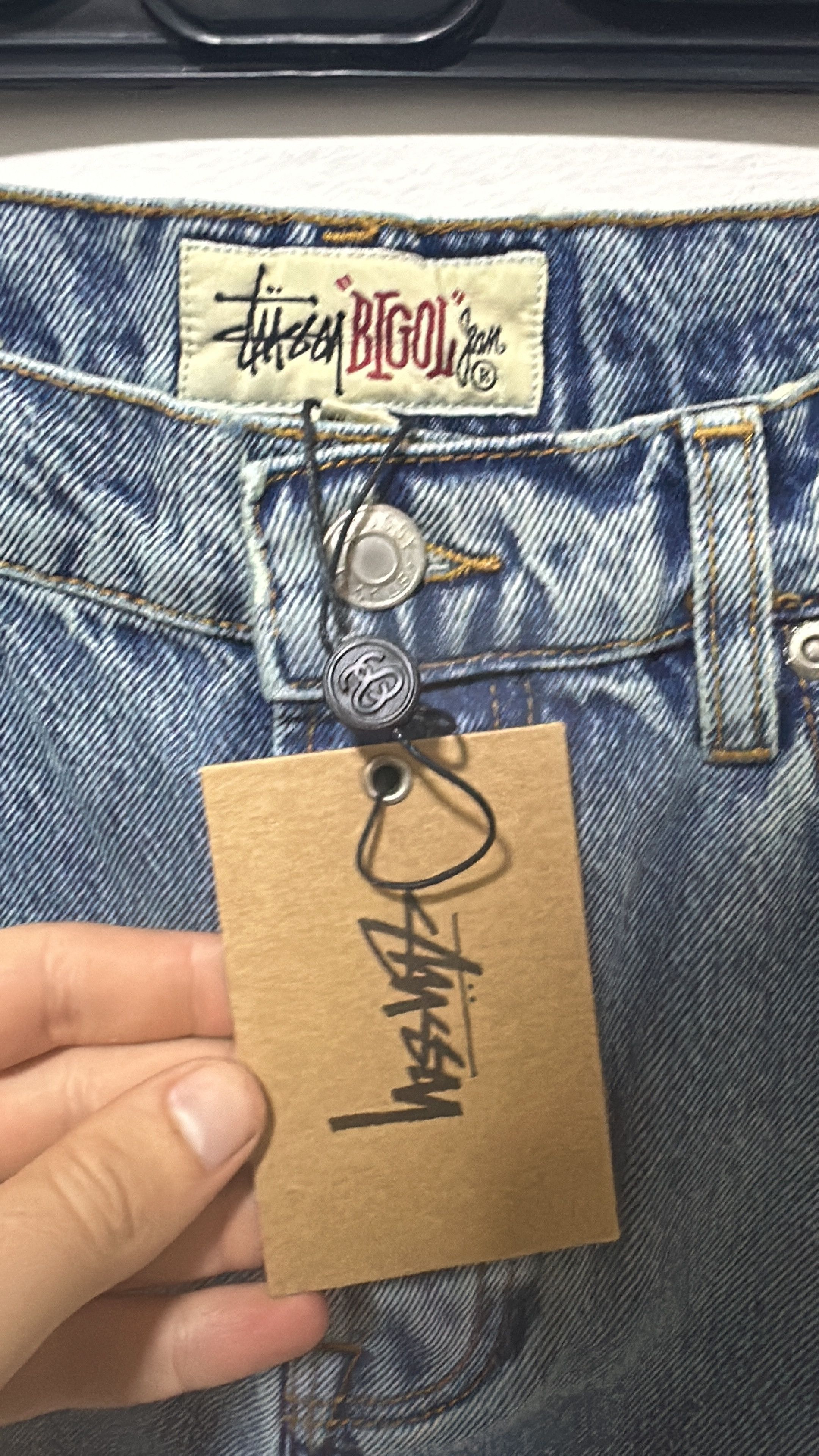 Stussy Stussy Big Ol Jean Denim Washed Blue Size 34 Size US 34 / EU 50 - 5 Thumbnail