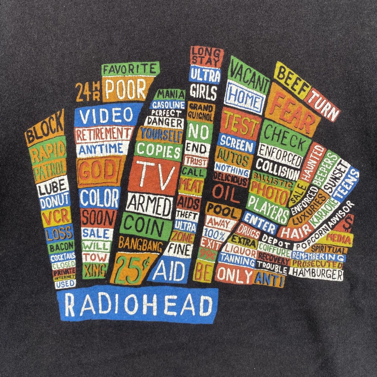 Band Tees Vintage 00's RADIOHEAD Hail To The Thief Band Tee Shirt Size US M / EU 48-50 / 2 - 2 Thumbnail