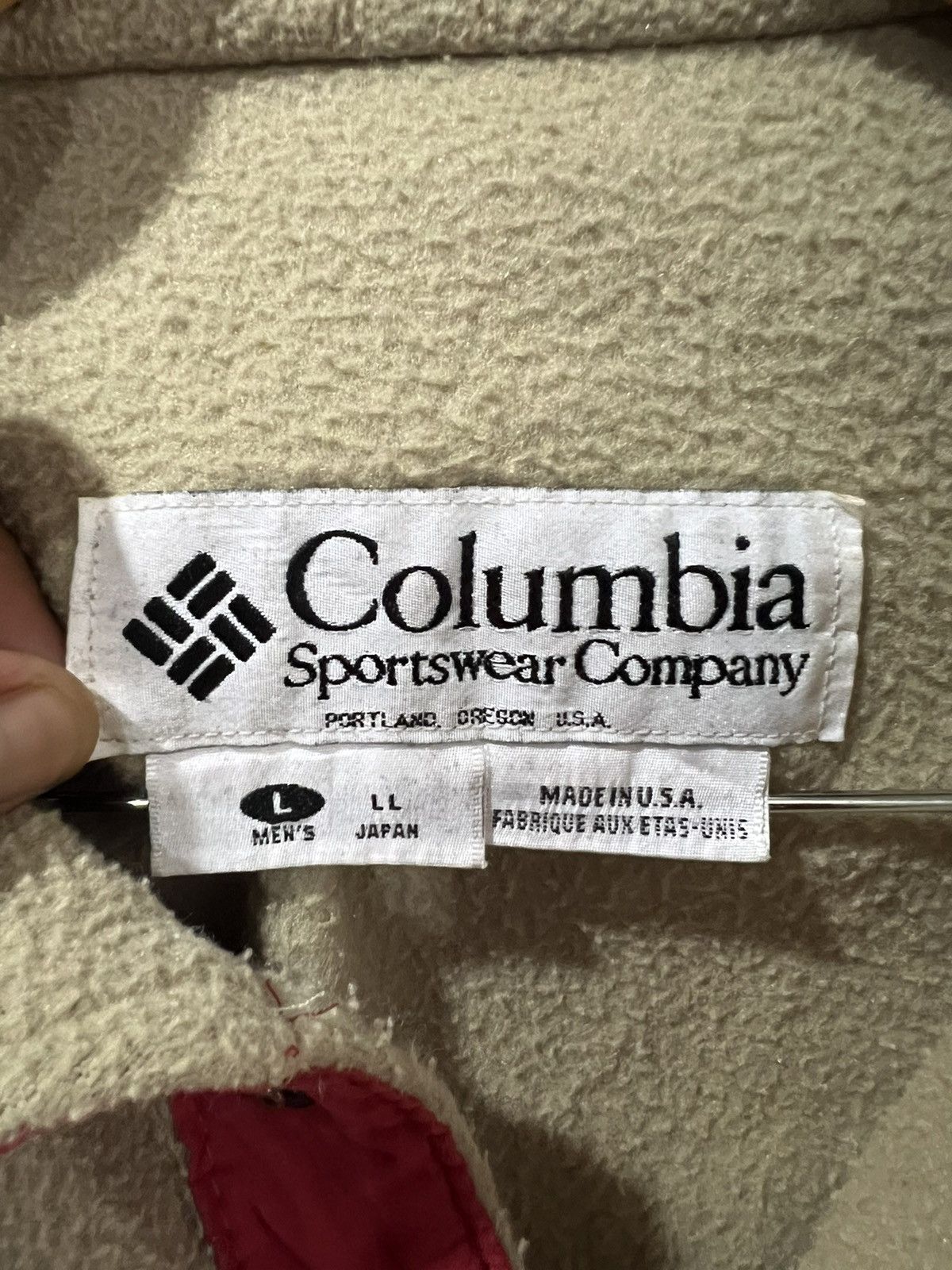 Columbia 🔥Vintage Columbia Half Button Fleece Jacket Size US L / EU 52-54 / 3 - 12 Thumbnail