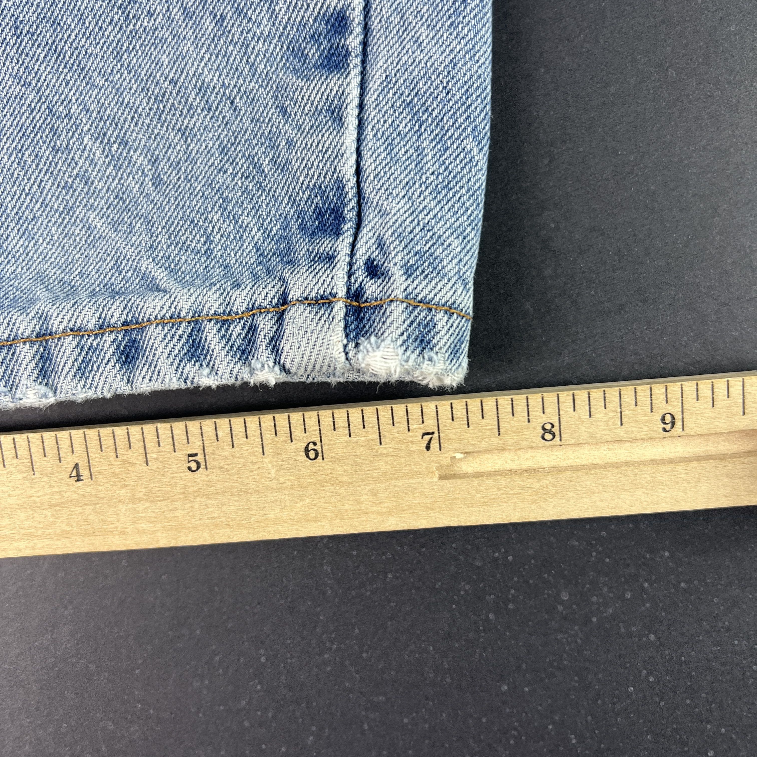 Levi's VTG 90s Levis Jeans 560 Loose Tapered Blue Denim Orange Tab Size US 37 - 15 Thumbnail