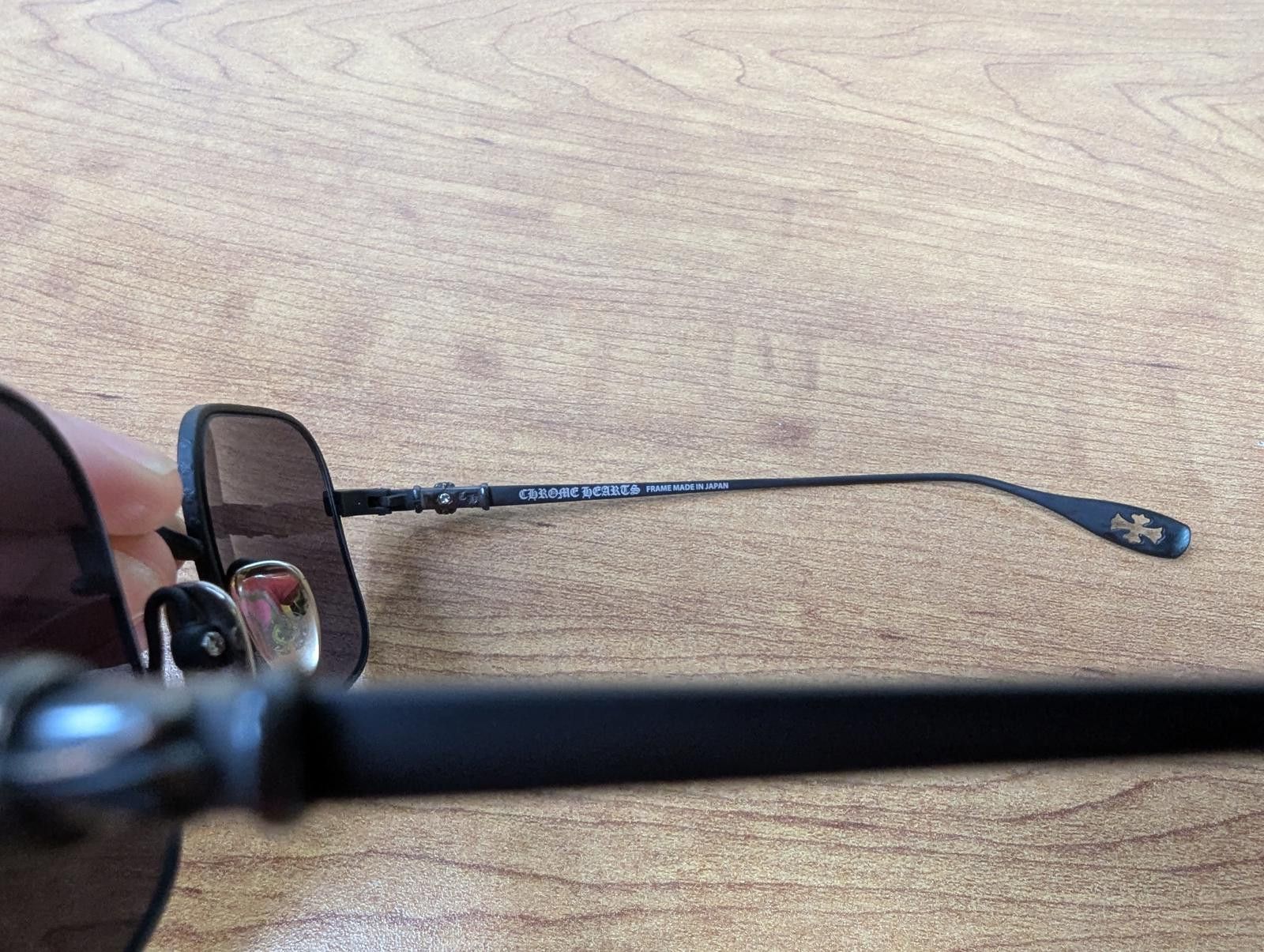 Chrome Hearts Chrome Hearts Chuck Chuck Sunglasses in Matte Black Size ONE SIZE - 5 Thumbnail