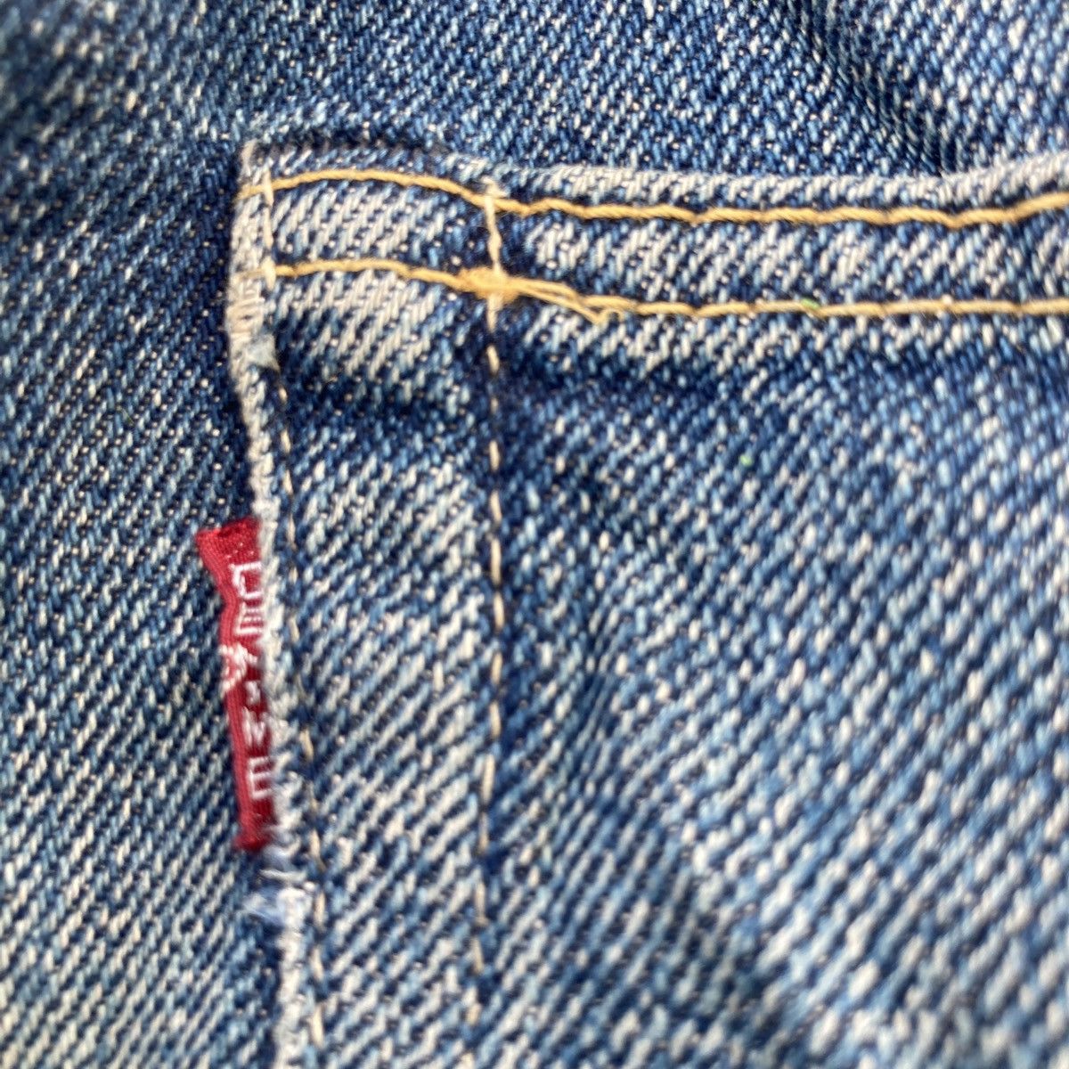 Denime VINTAGE DENIME SELVEDGE DISTRESSED JEANS Size US 32 / EU 48 - 11 Thumbnail