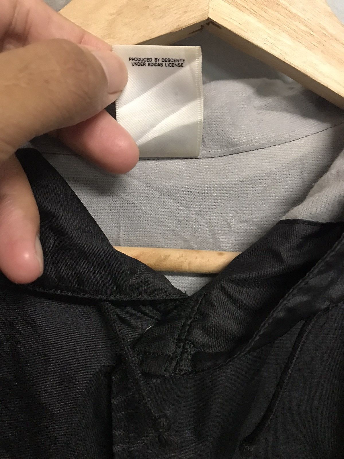Adidas × Descente × Vintage Vintage 90s Adidas x Descente Big Logo Hooded Jacket Size US XL / EU 56 / 4 - 7 Thumbnail