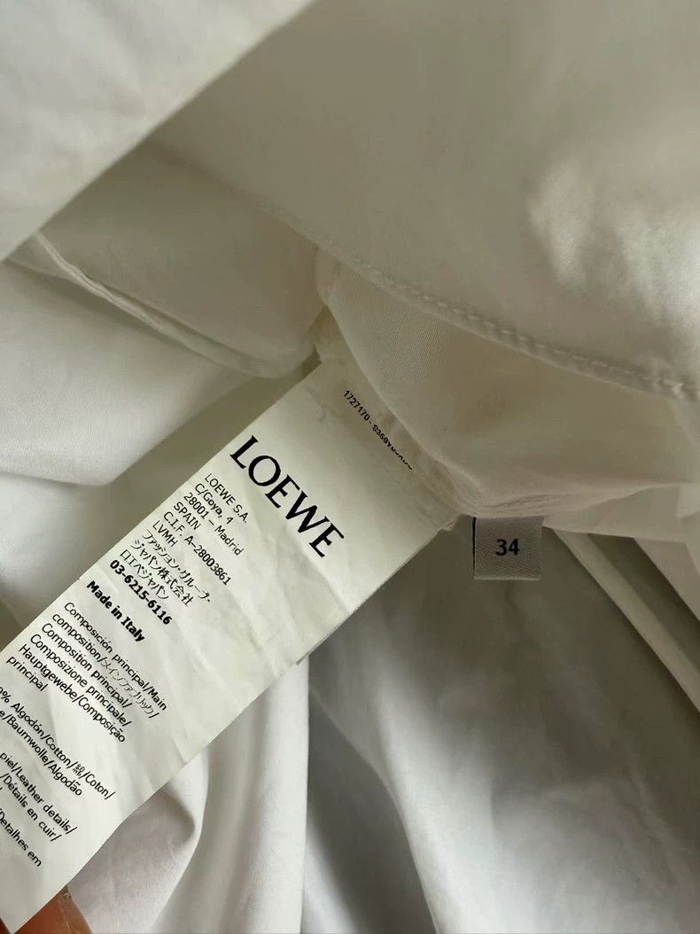 Loewe LOEWE White dress Size XXS / US 00 / IT 34 - 5 Thumbnail