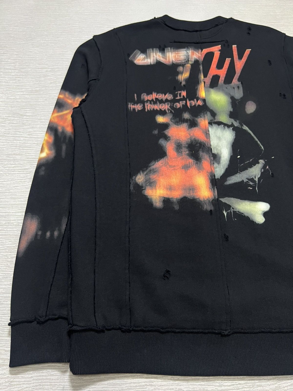 Givenchy Givenchy - Riccardo Tisci - Heavy Metal Logo Sweatshirt Size US S / EU 44-46 / 1 - 18 Thumbnail