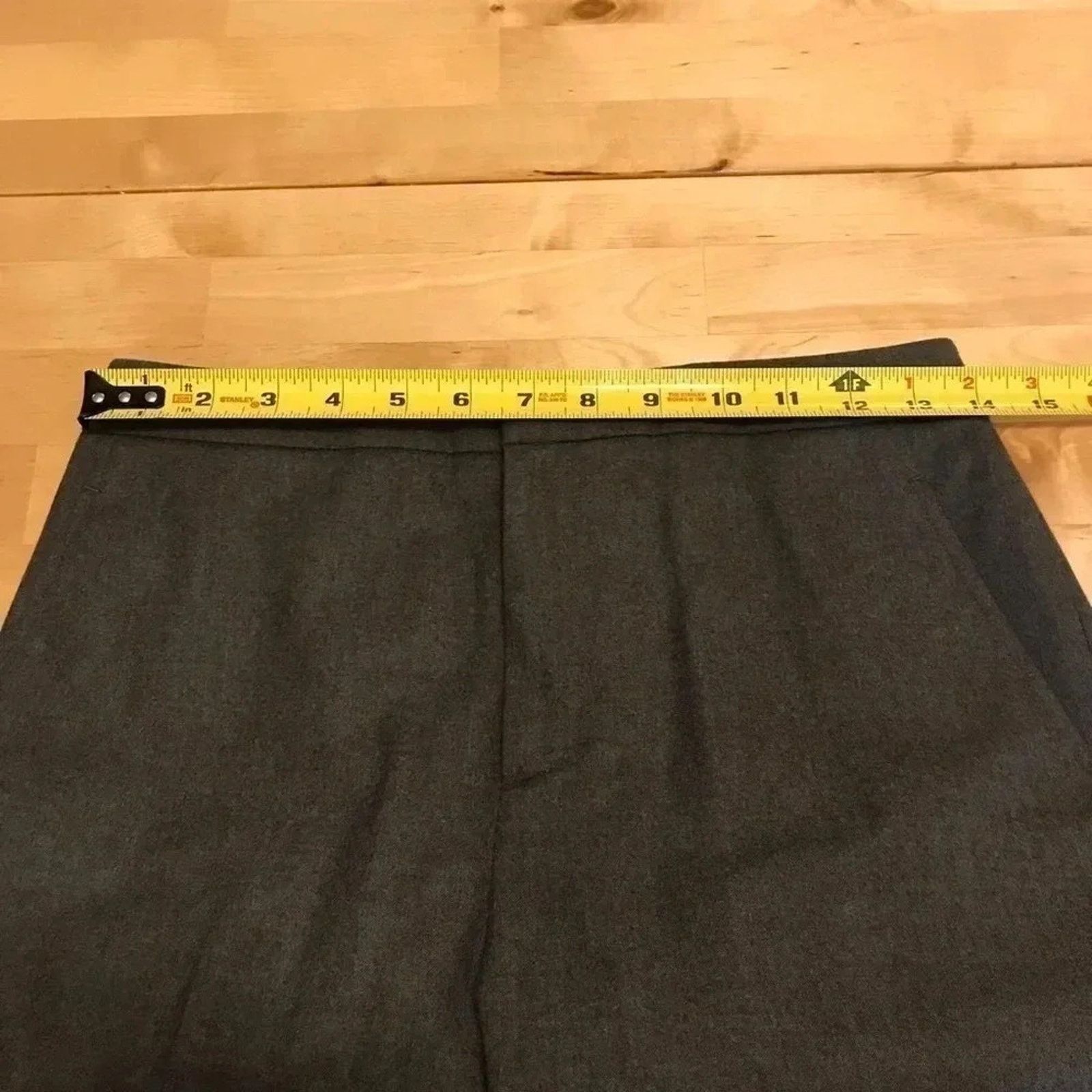 Ellen Tracy ELLEN TRACY Dress Pants SZ 2 Grey Wool Spandex Trousers Size 26" / US 2 / IT 38 - 6 Thumbnail
