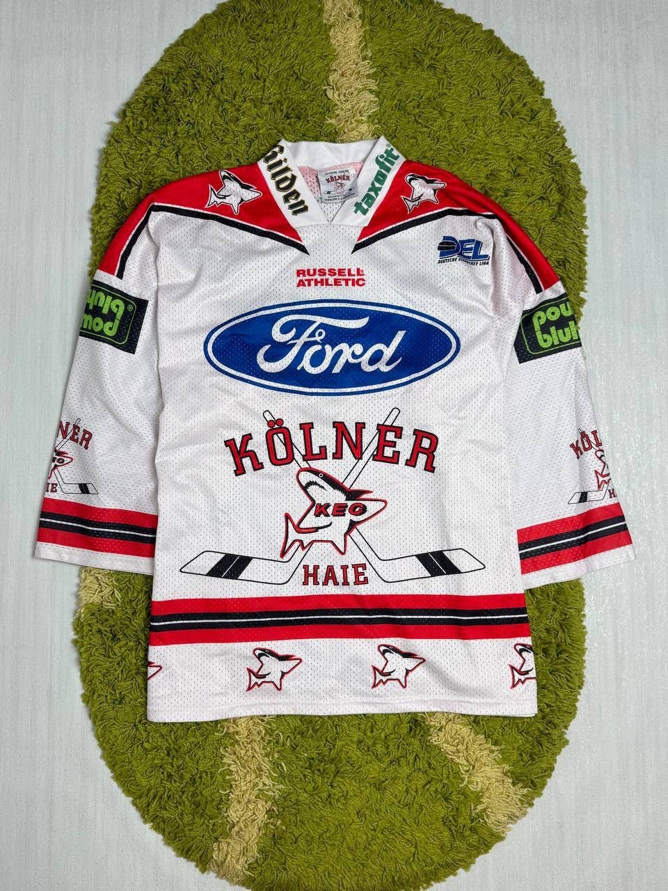 NHL Kolner Haie KEC 1998 1999 MILLEN #33 Hockey Jersey Size US XXL / EU 58 / 5 - 1 Thumbnail