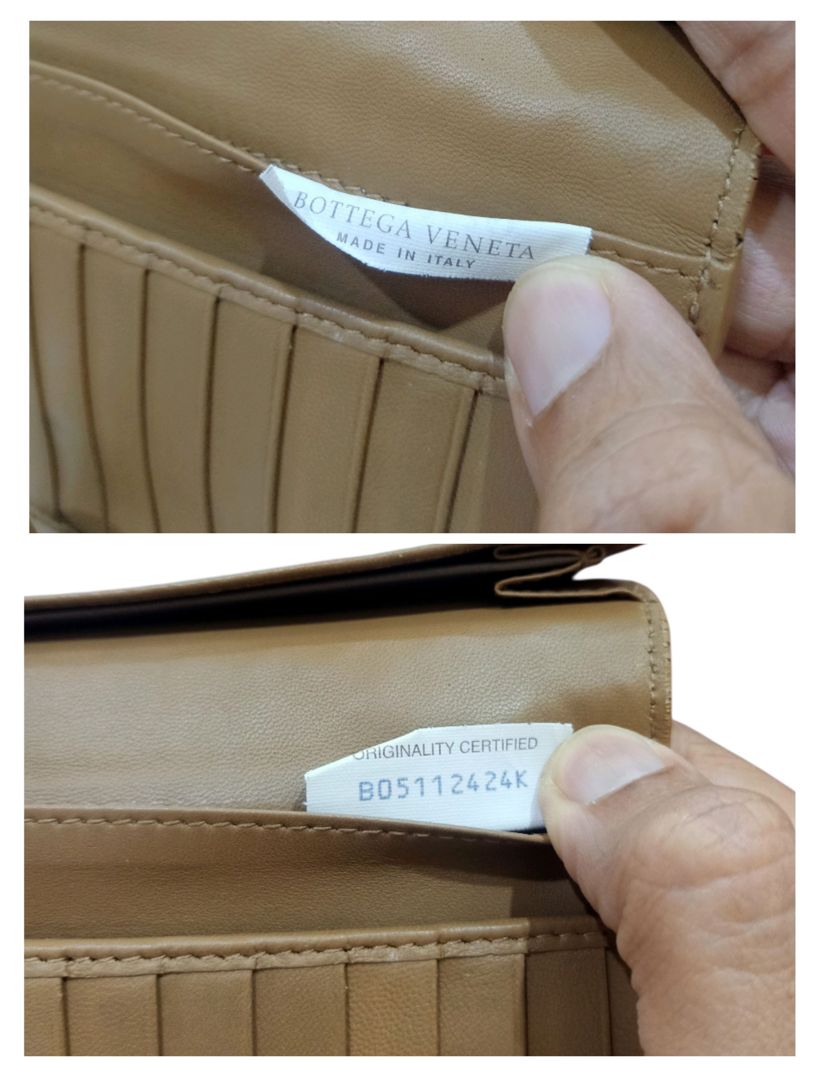 Bottega Veneta Intrecciato Leather Long Wallet